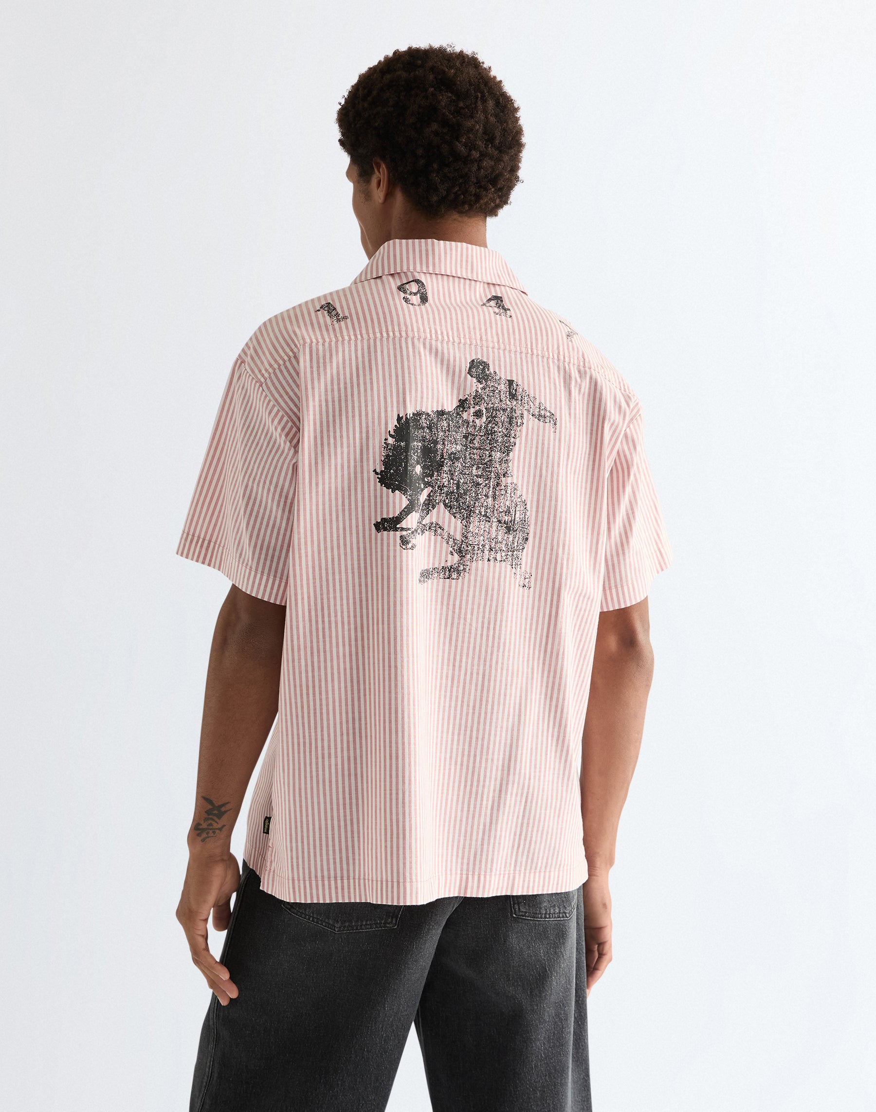 Camicia da resort a maniche corte in rosa antico Camicie Wrangler