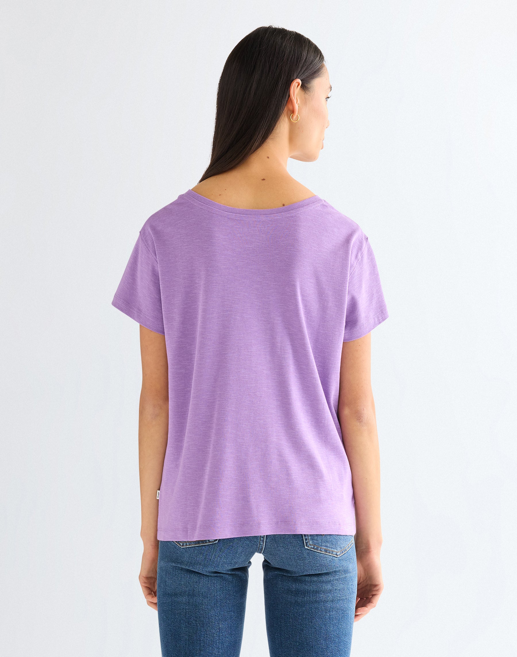 Maglietta Easy V Neck in Bellflower T-shirt Wrangler
