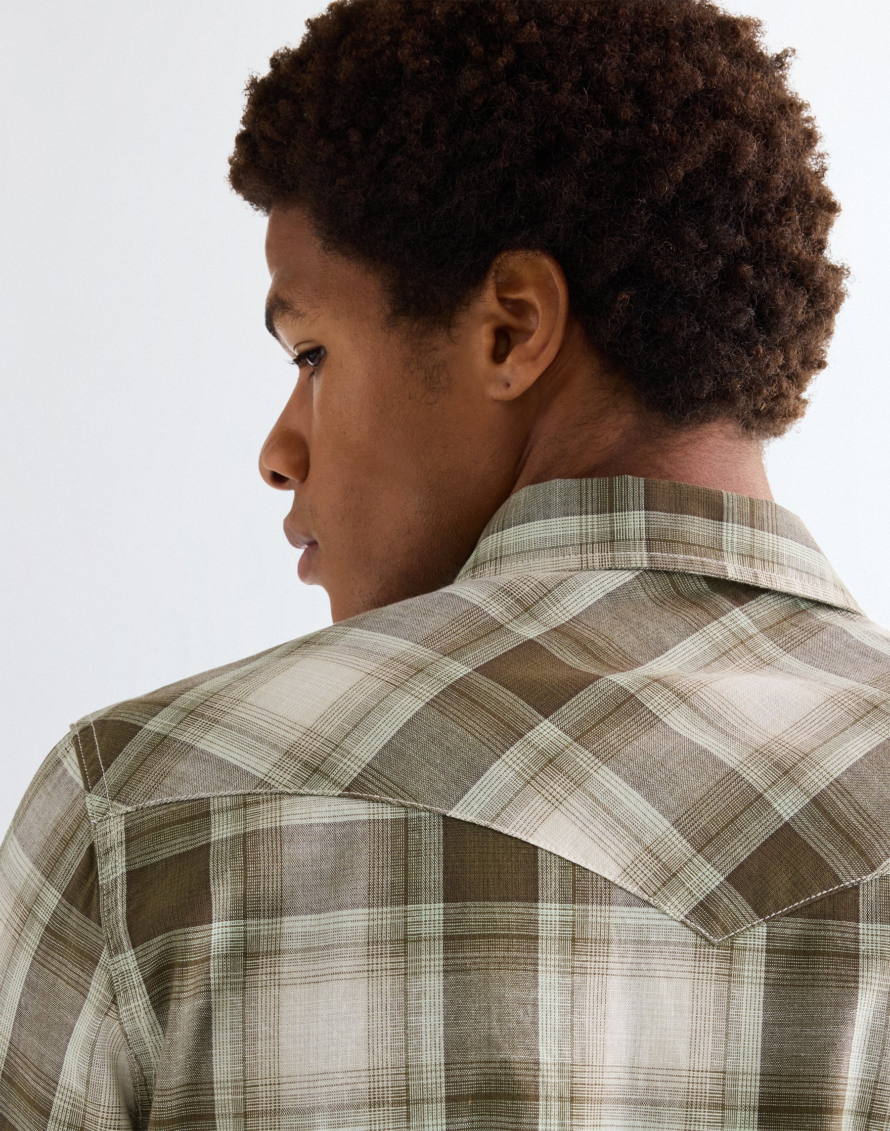 Western verde chiaro Camicie Wrangler