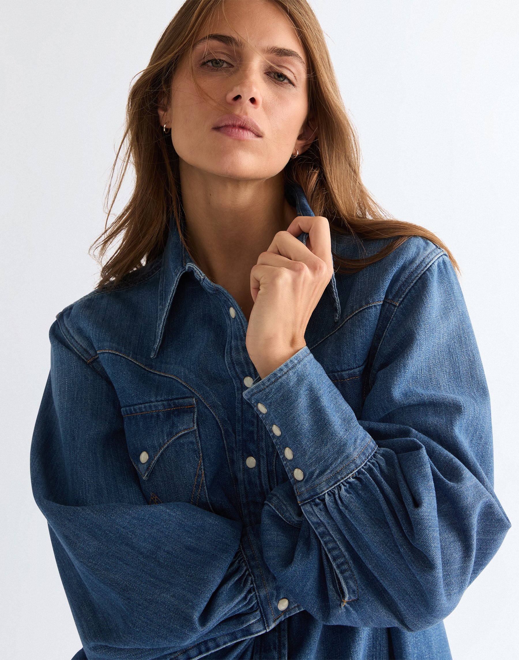 Camicia Western esagerata Western tessuto classico Wrangler