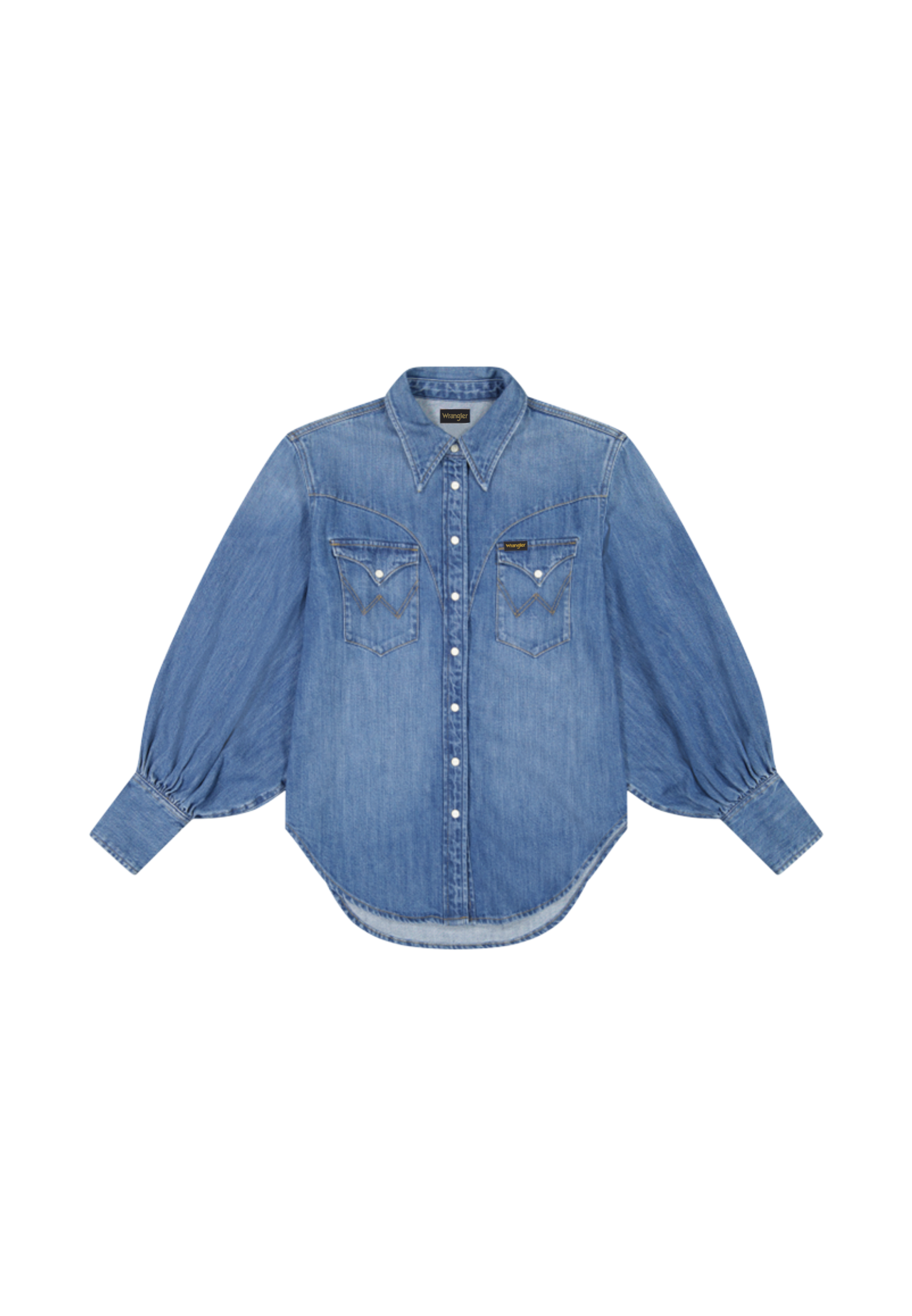 Camicia Western esagerata Western tessuto classico Wrangler