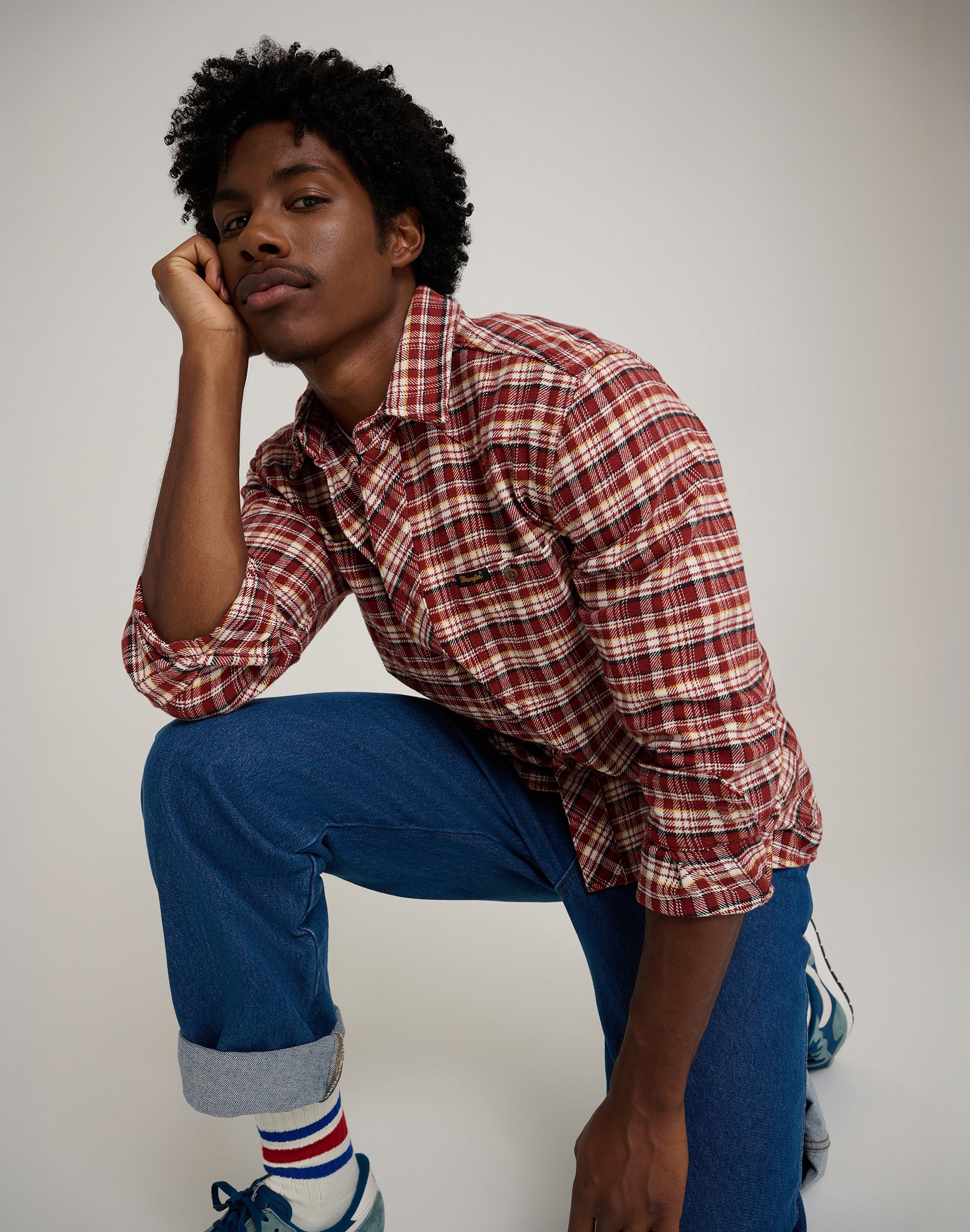 Camicia Will in mattoni cotti Camicie Wrangler