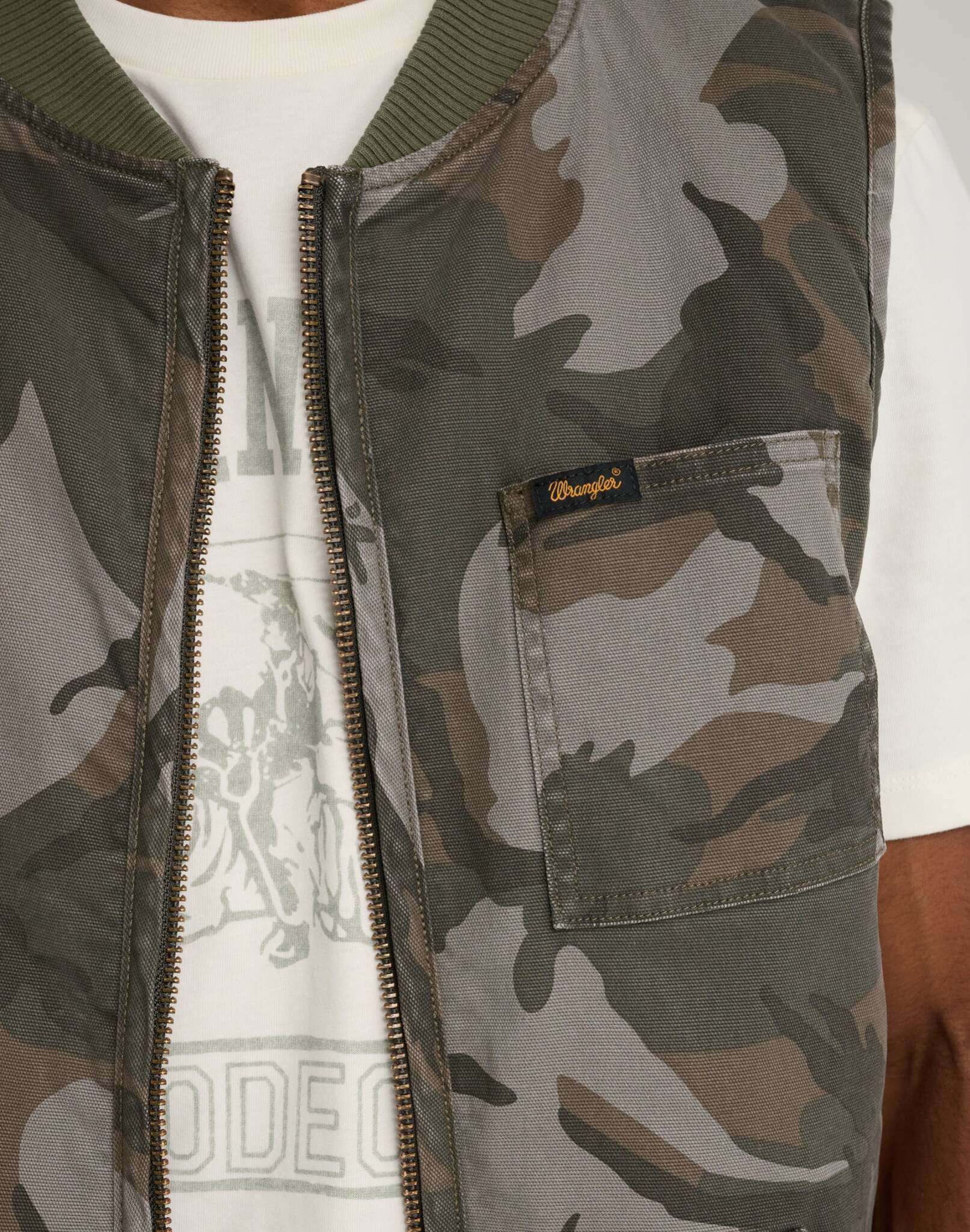 Gilet Mike Lucas in camo Giacche Wrangler