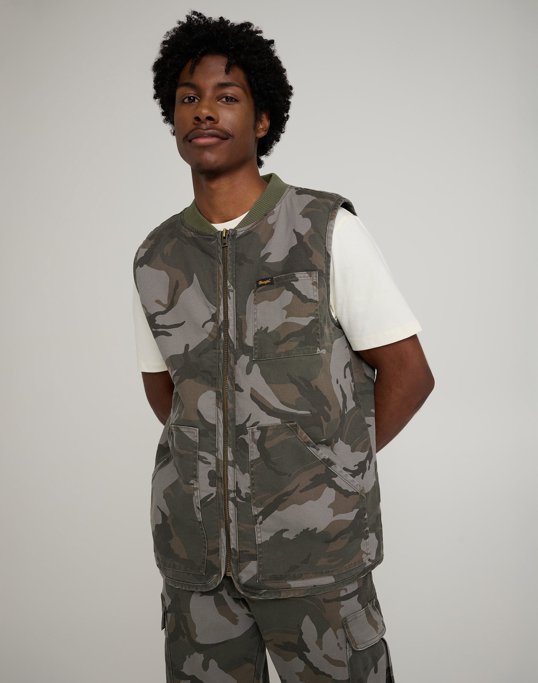 Gilet Mike Lucas in camo Giacche Wrangler