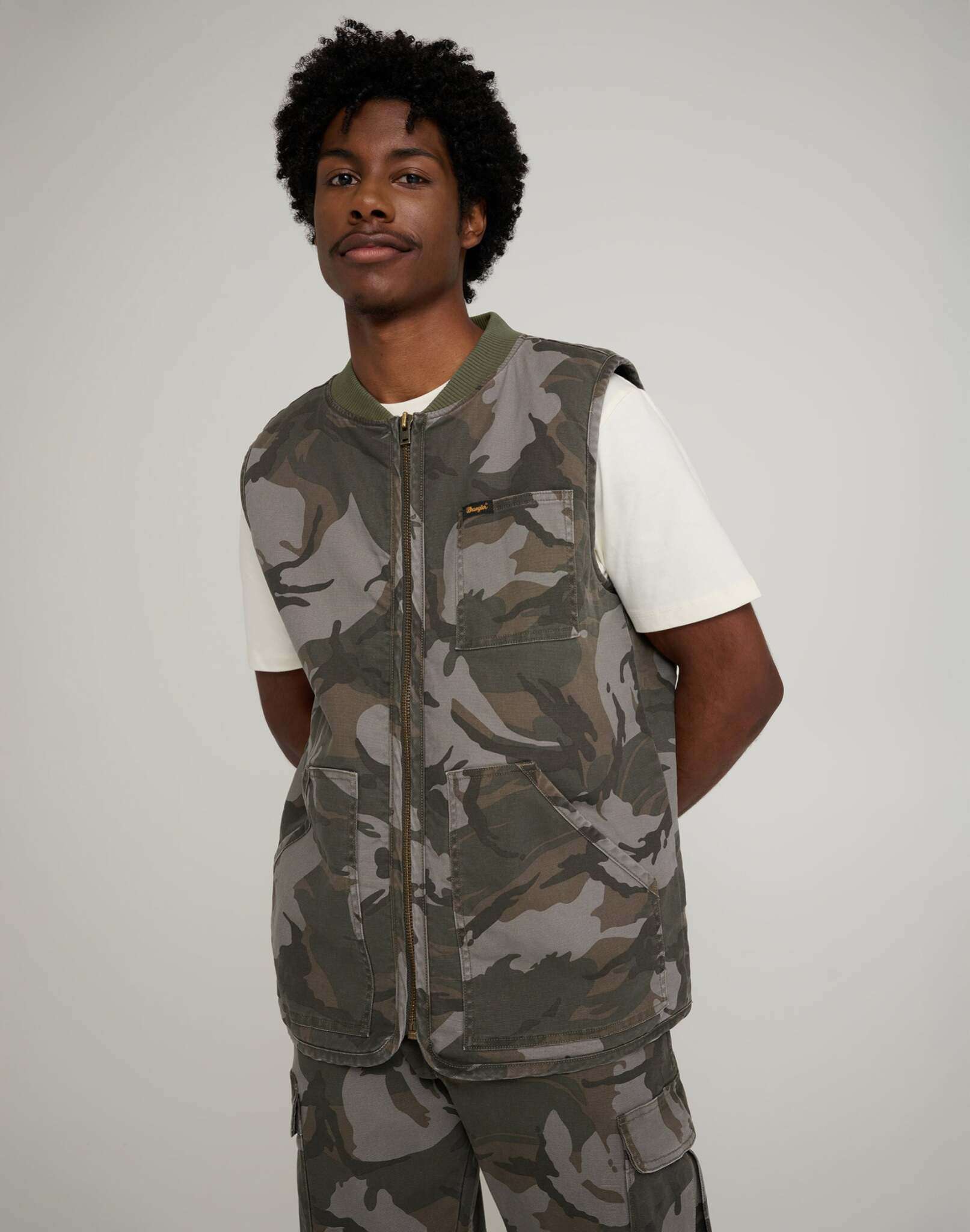 Gilet Mike Lucas in camo Giacche Wrangler