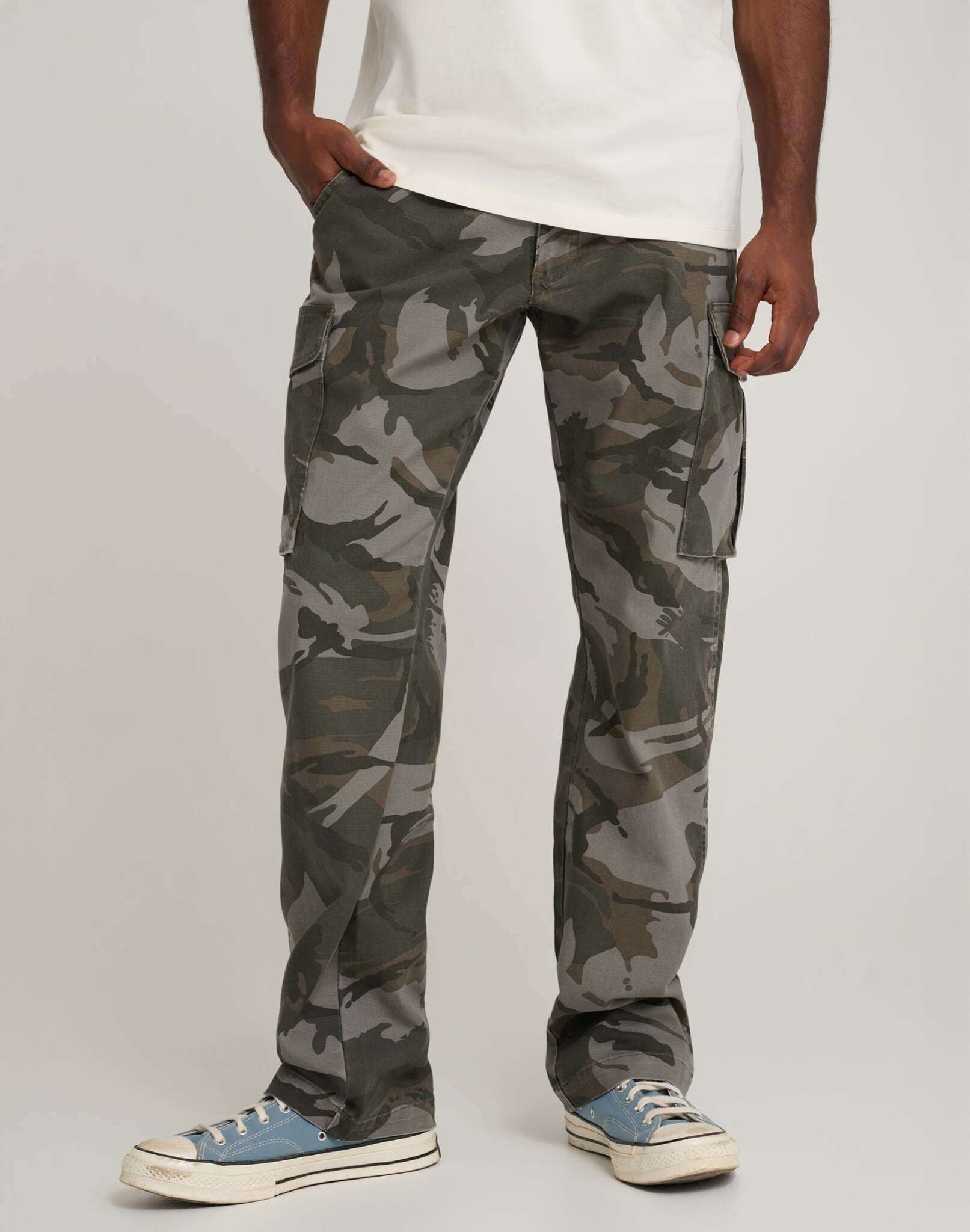 Pantaloni Mike Lucas in camo Pantaloni Wrangler