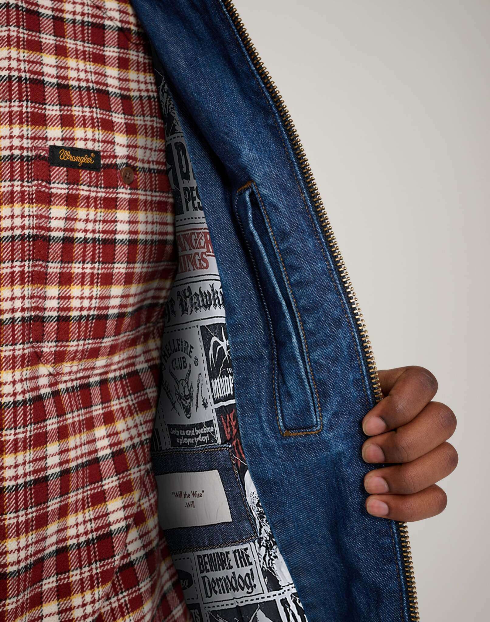 Giacca Will in giacca blu classica Wrangler