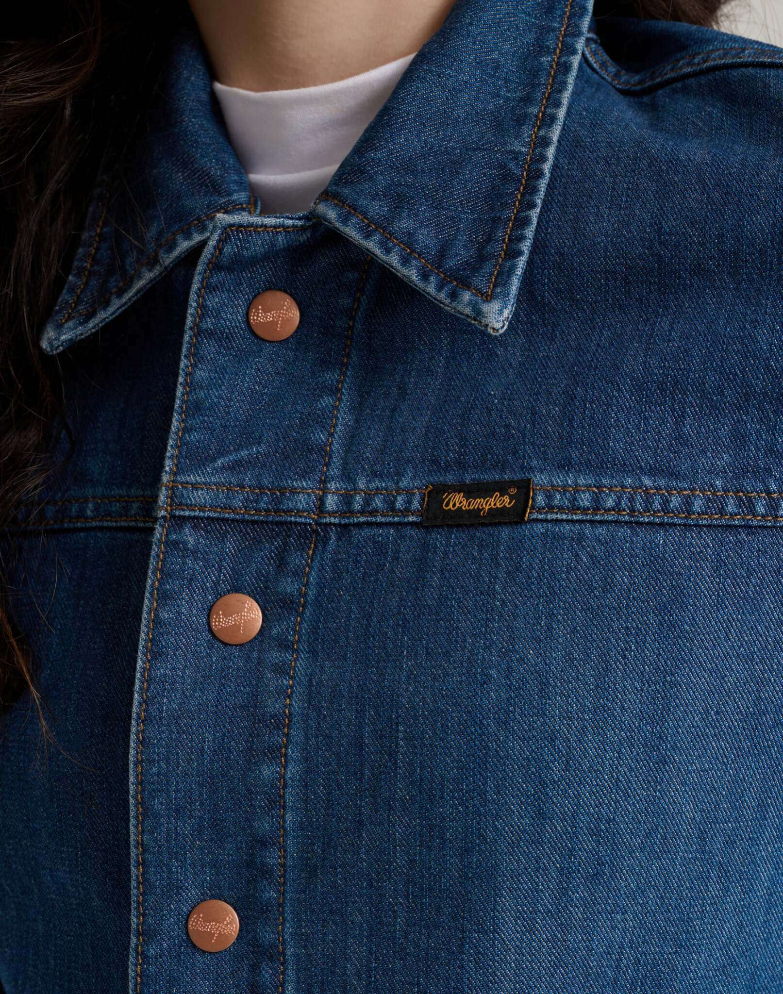 Giacca Nancy in giacca classica blu Wrangler