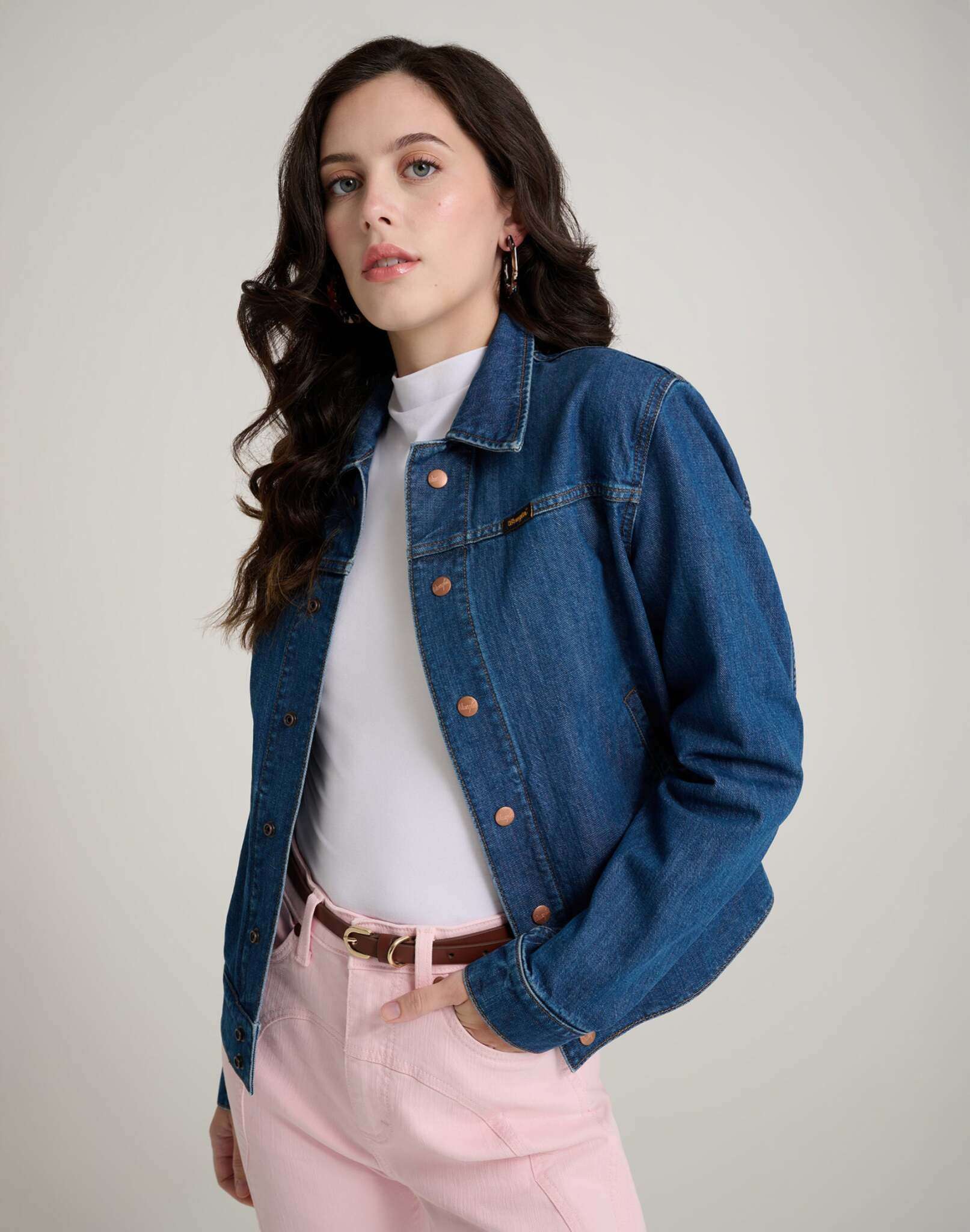 Giacca Nancy in giacca classica blu Wrangler
