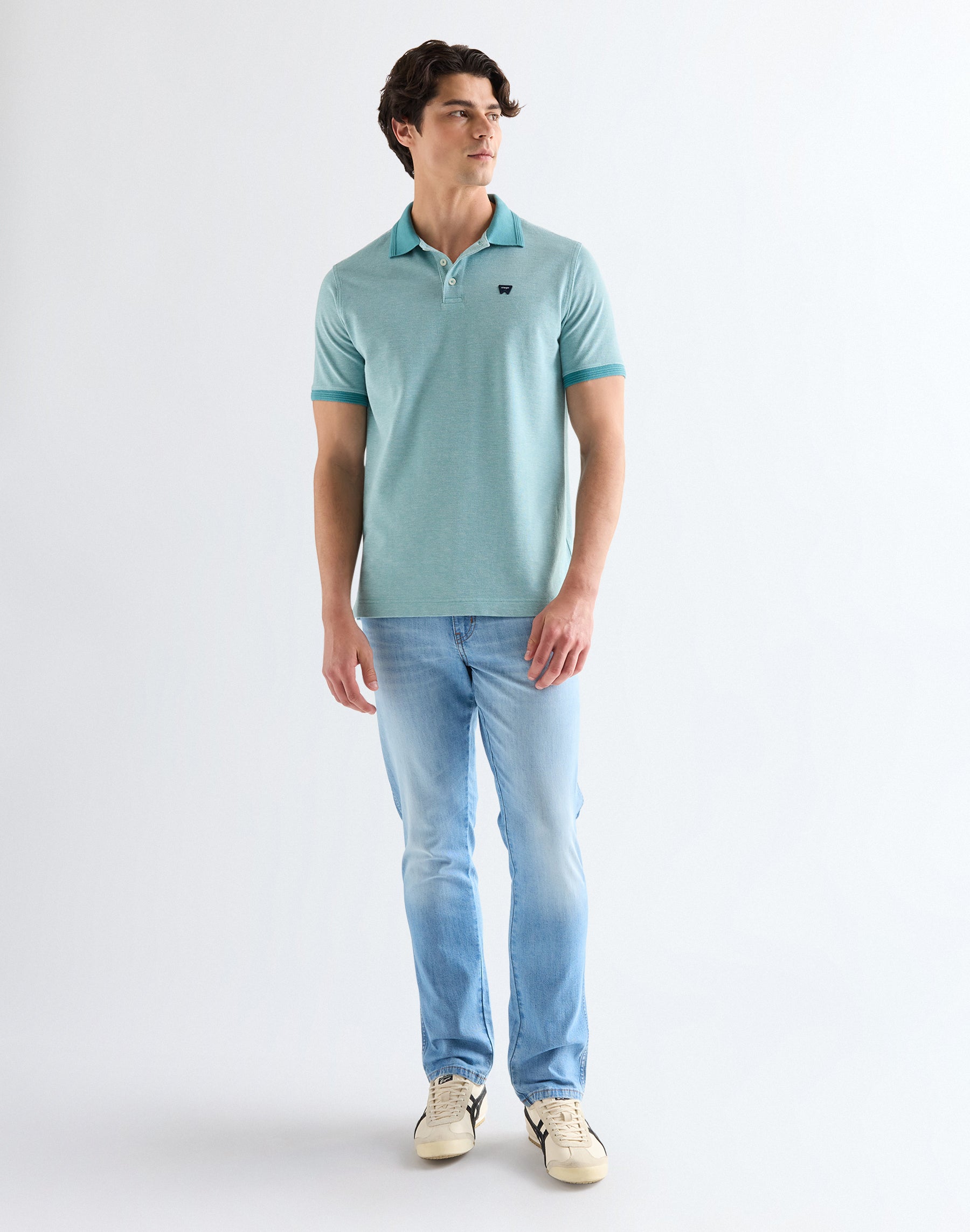 Texas Slim in jeans chiaro Wrangler