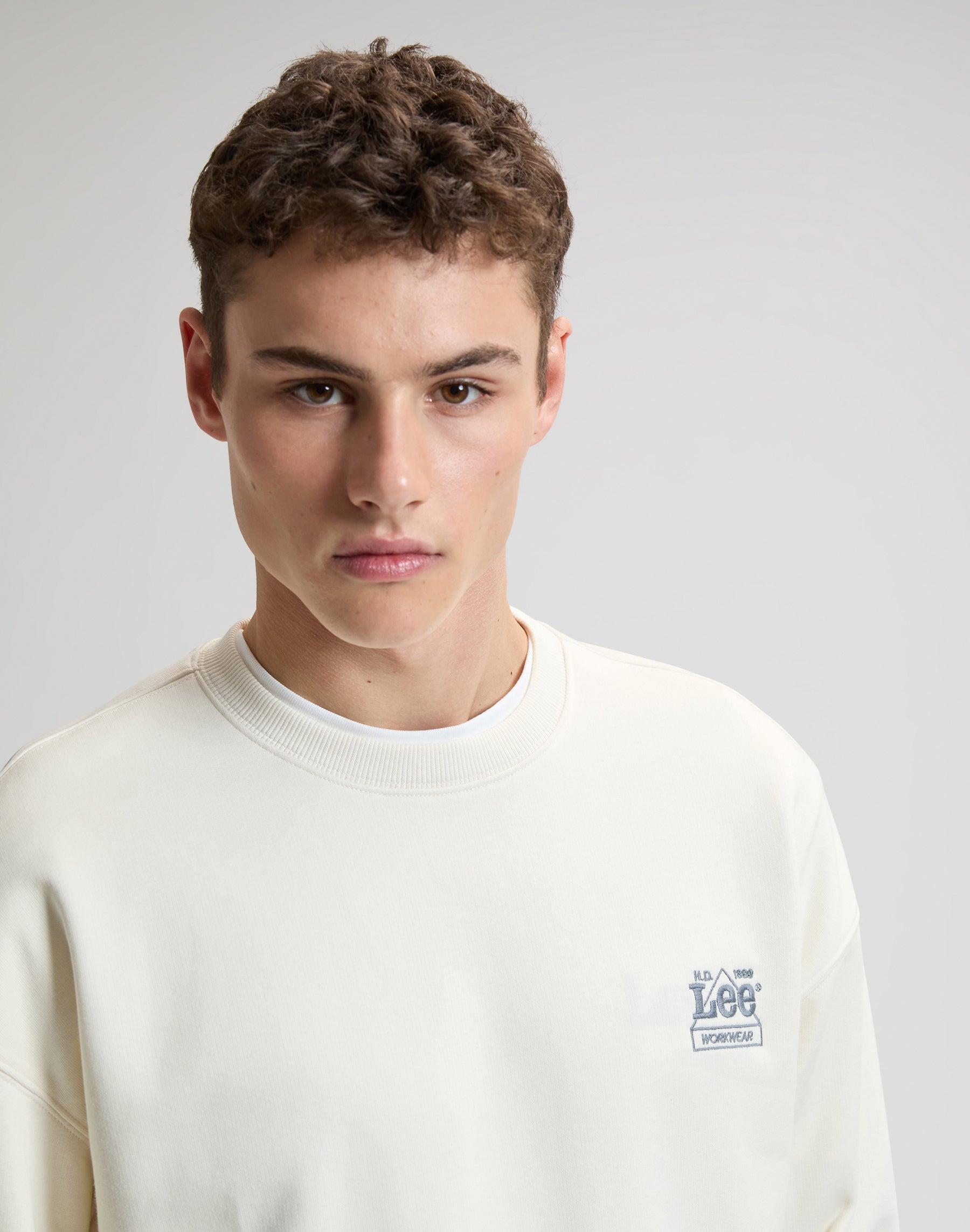 Workwear Ess Crew in Natural