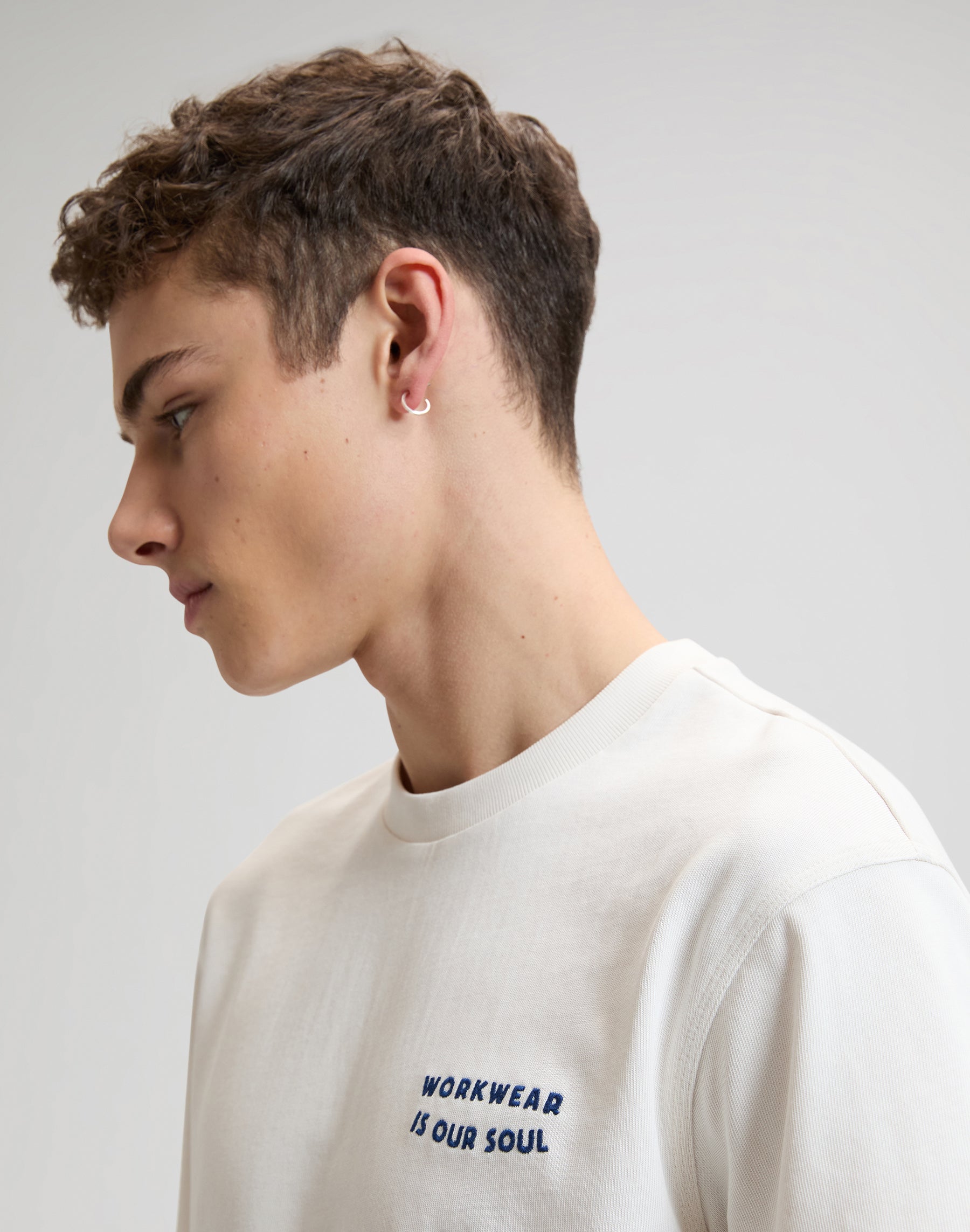 Maglietta Workwear Soul in colore naturale