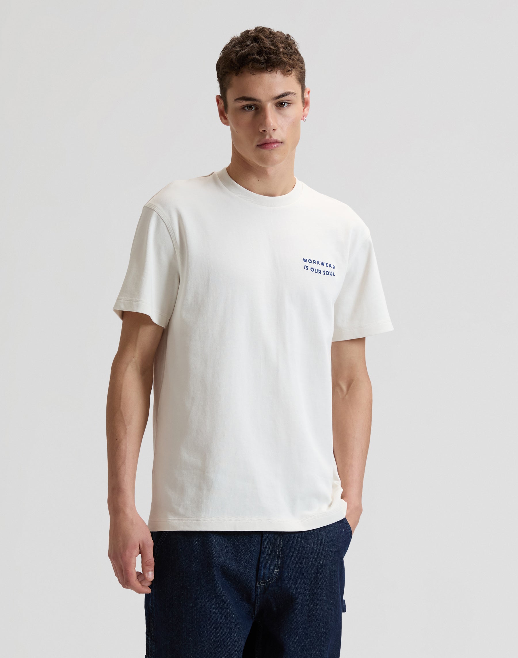 Maglietta Workwear Soul in colore naturale