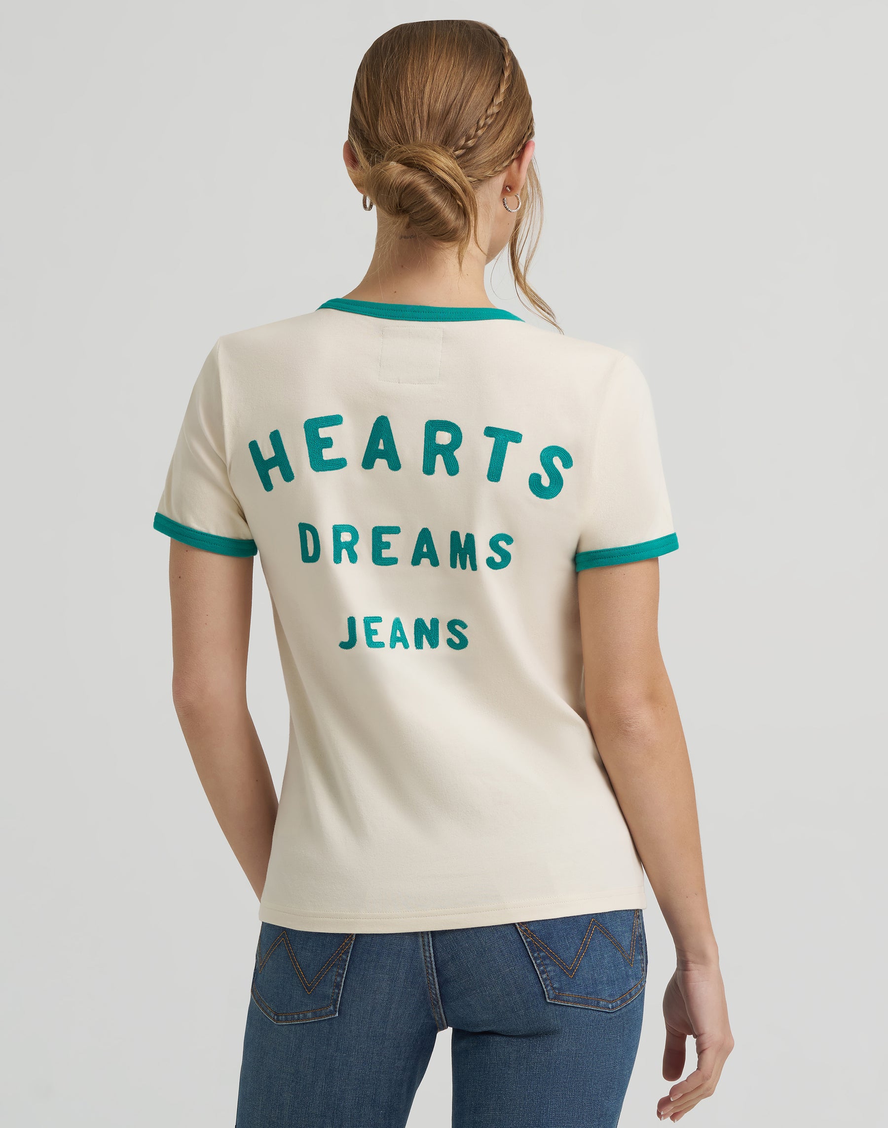 Good Jeans Tee in crema