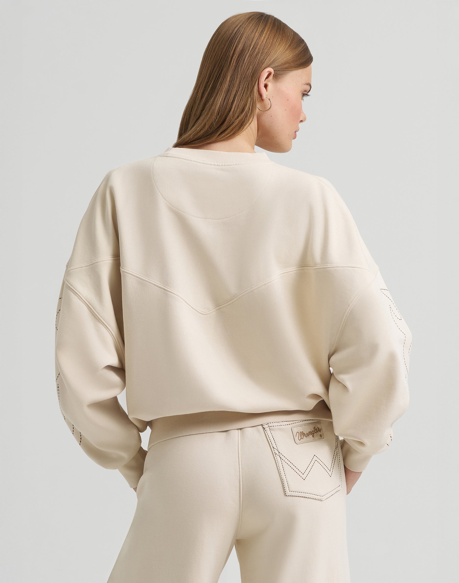 Felpa Cowboy color crema