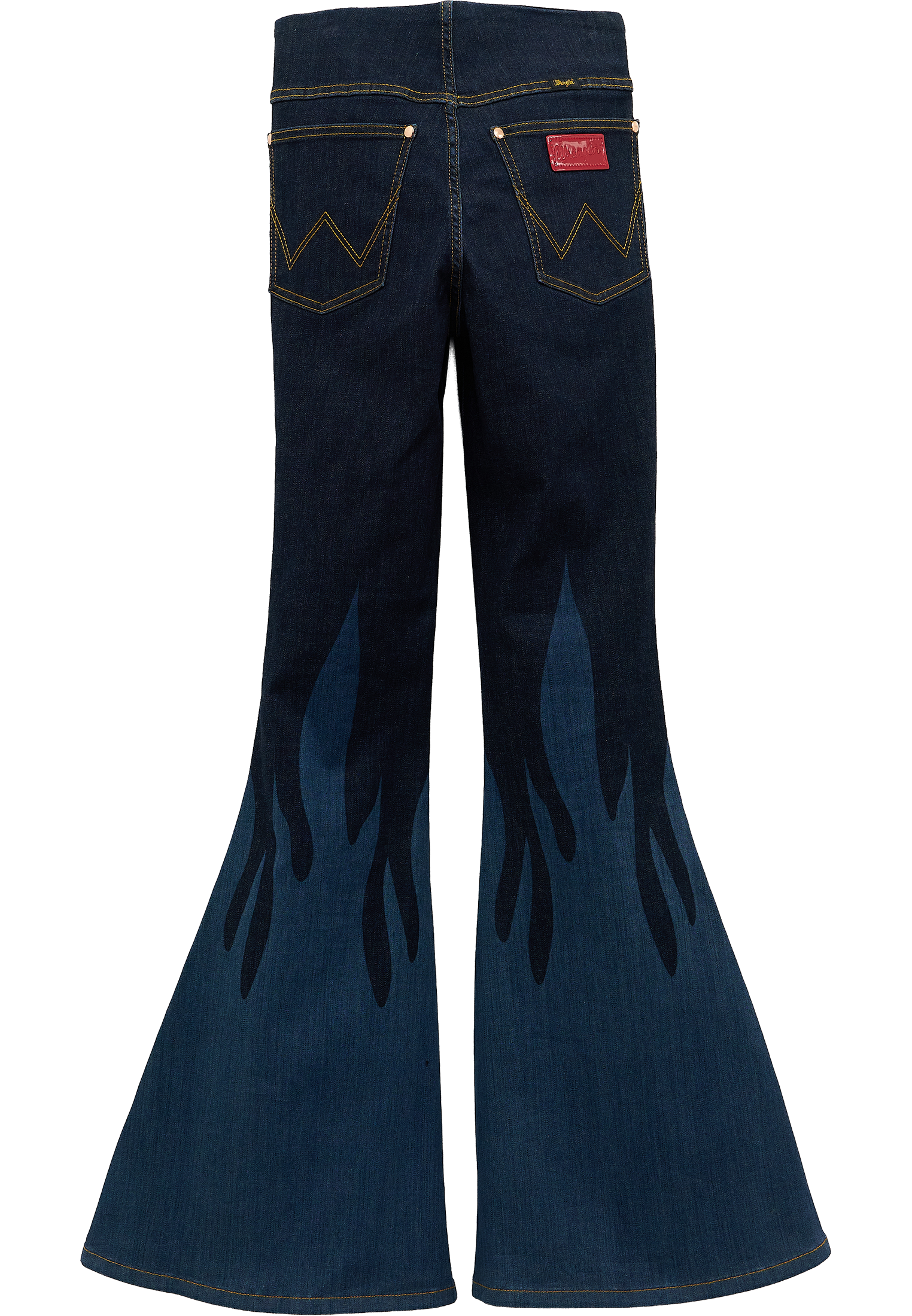 Flame Pull On Flare in Rinse