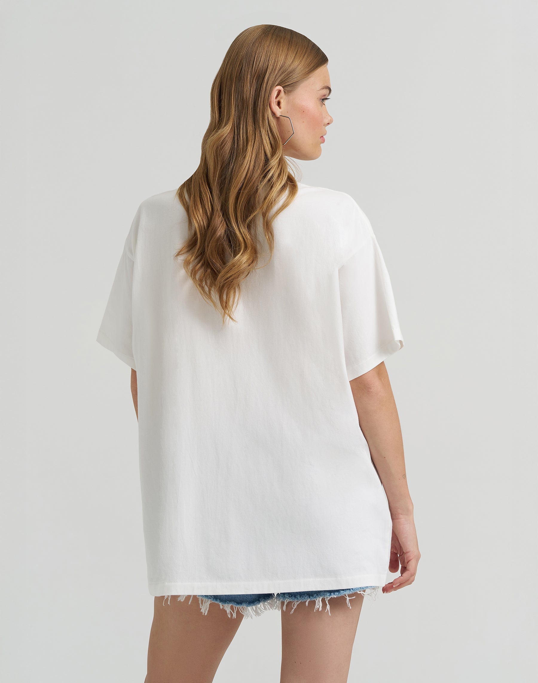 Maglietta Giddy Up in bianco T-shirt Wrangler
