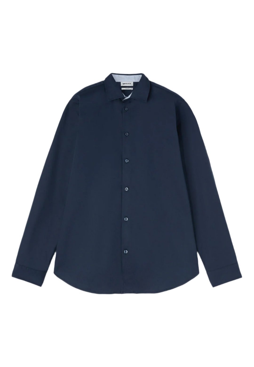 Kin/S in camicia blu navy GAS   