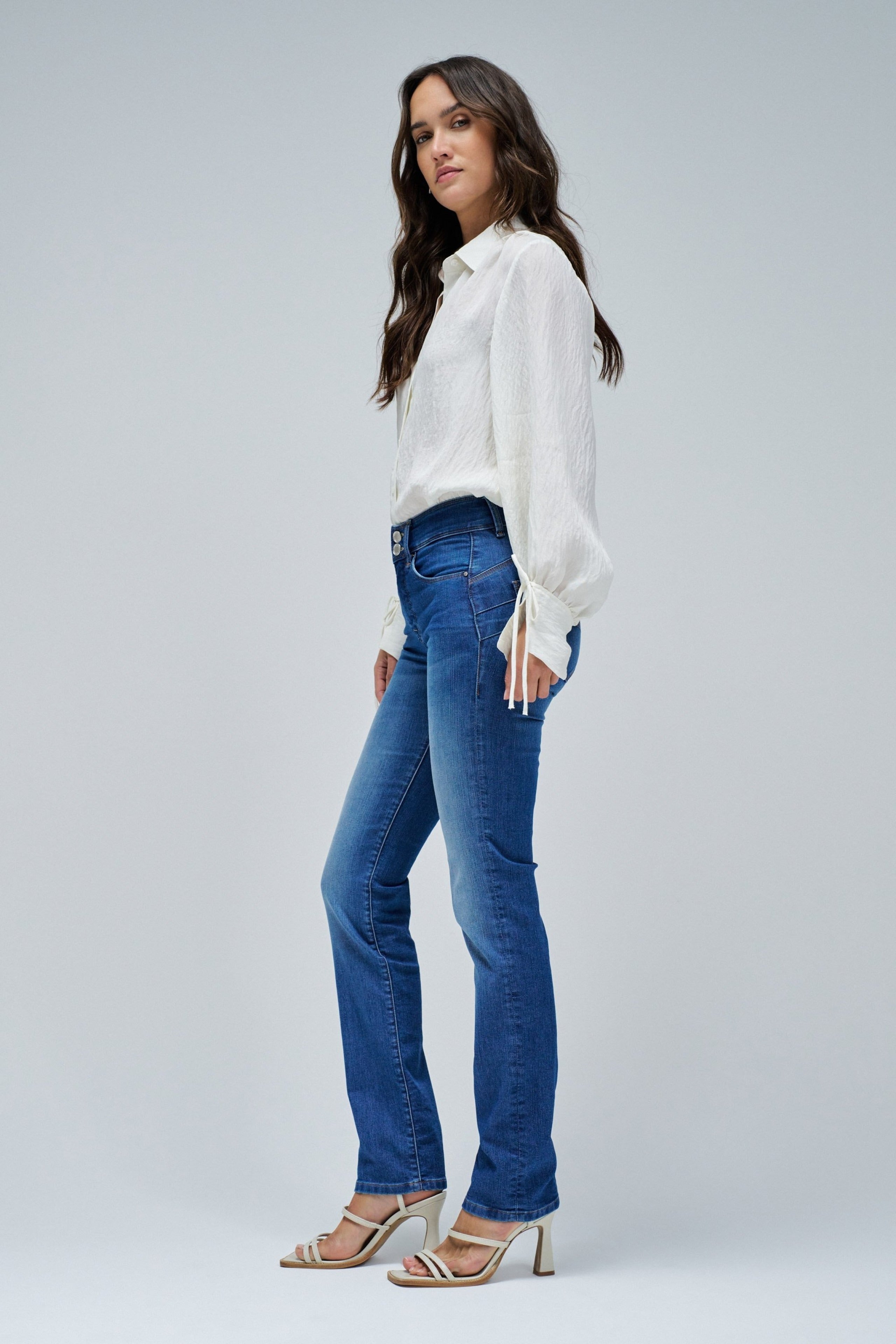 Jeans Secret Slim Push-In lavaggio medio Salsa Jeans