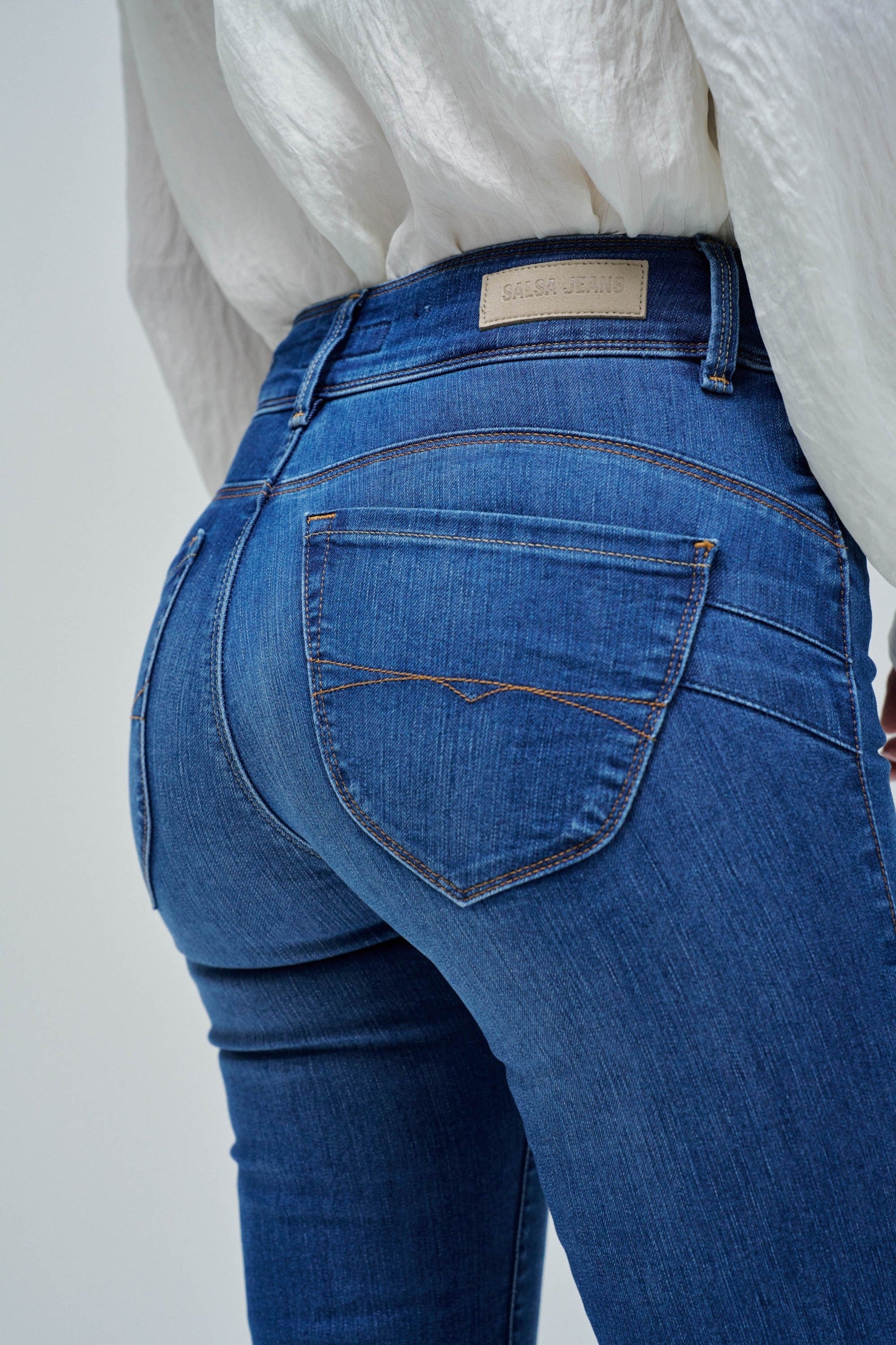 Jeans Secret Slim Push-In lavaggio medio Salsa Jeans