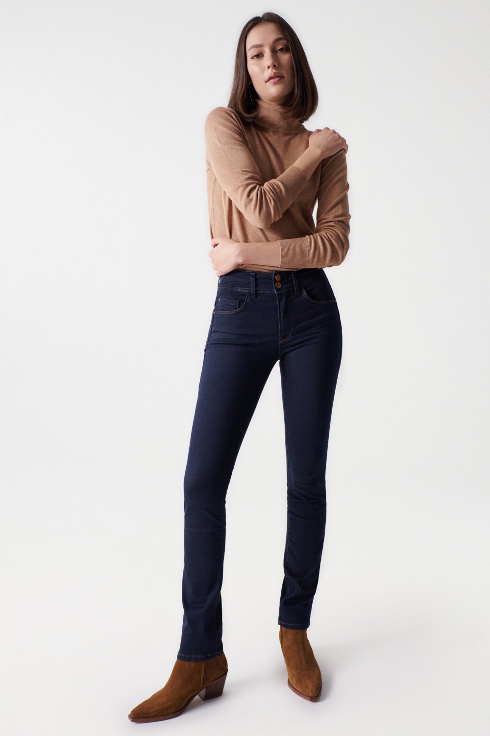 Jeans Secret Slim con lavaggio a risciacquo Salsa Jeans   