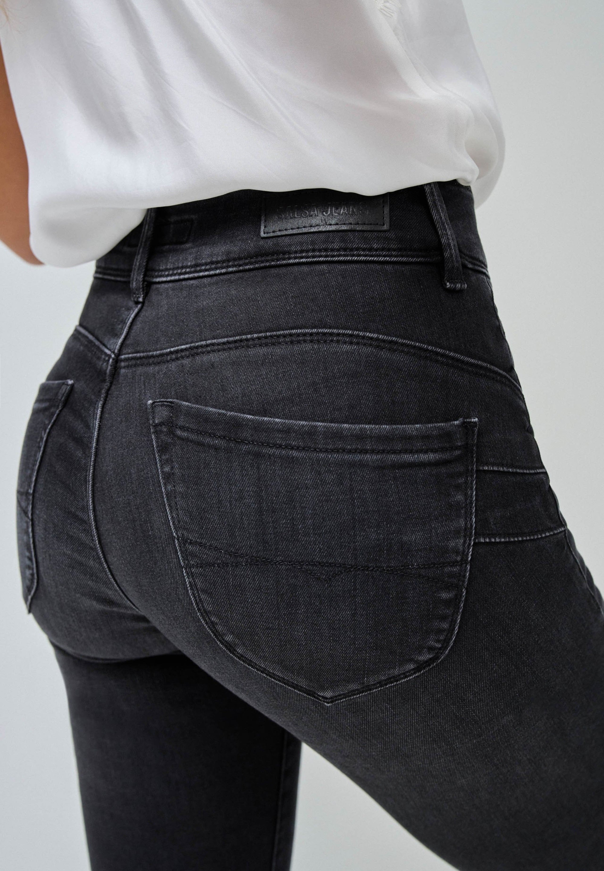 Jeans Secret Skinny Push-In neri Salsa Jeans
