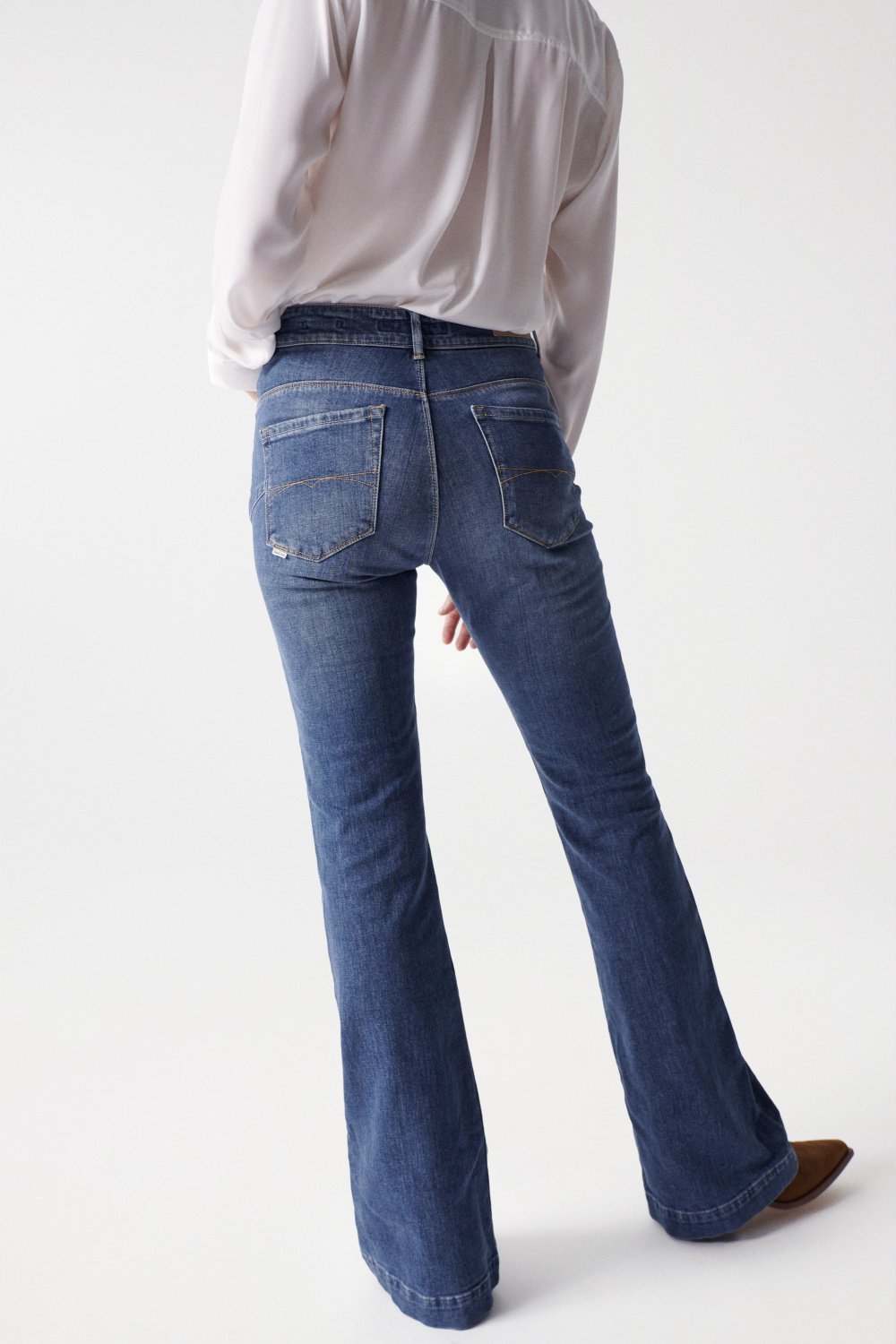 Jeans Faith Flare a lavaggio medio Salsa Jeans   