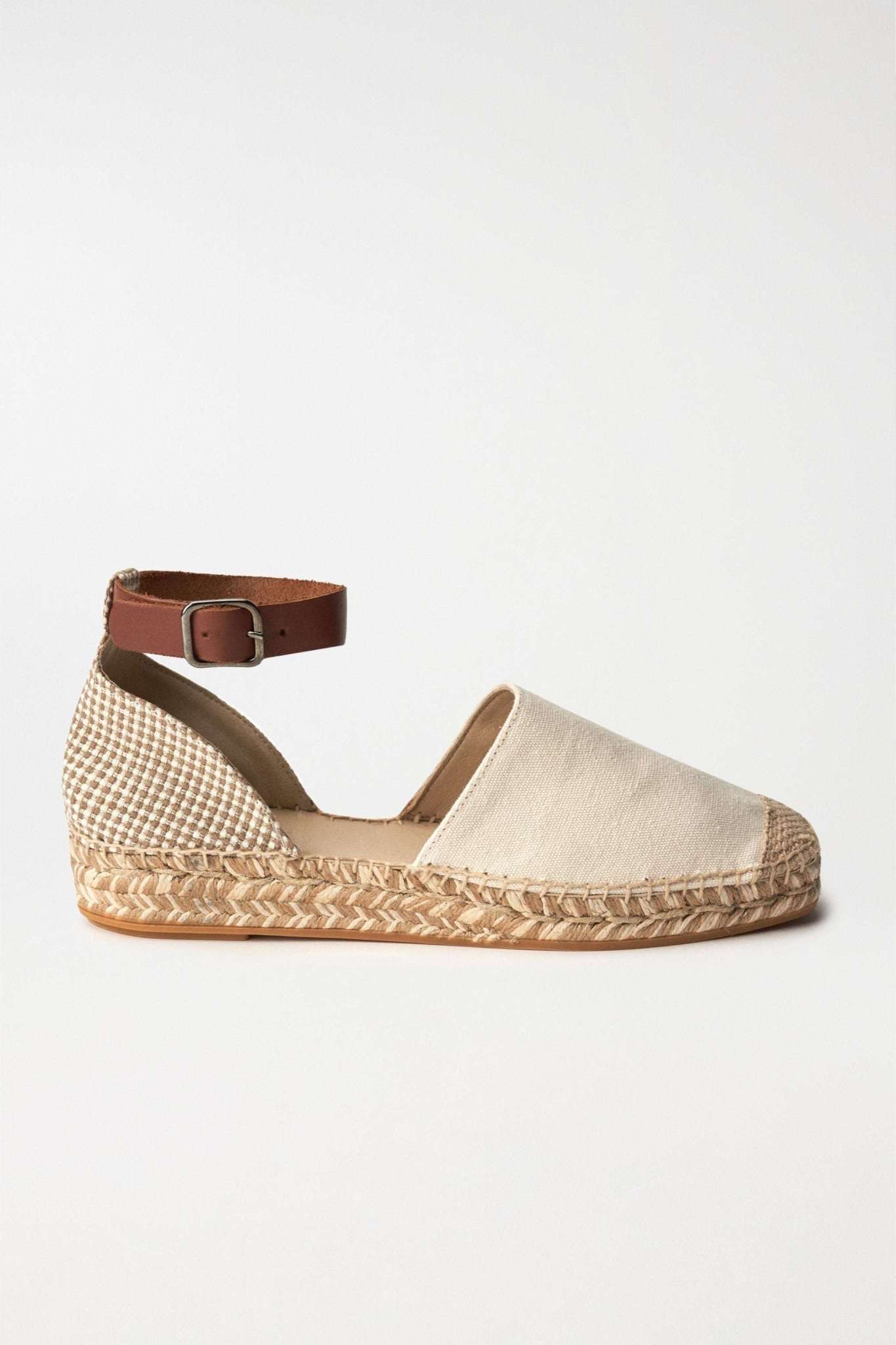 Espadrillas con plateau in sandali di perle chiare Salsa Jeans   