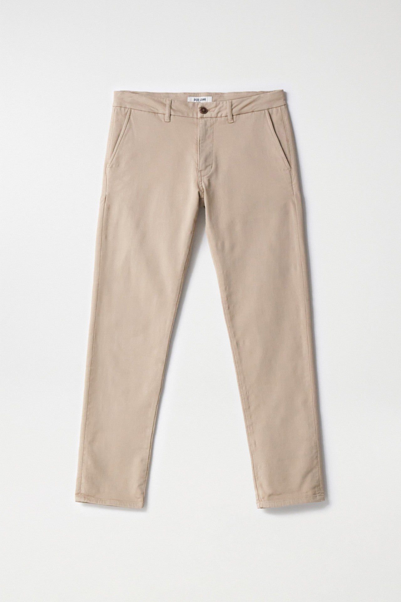 Pantaloni Chino Joggers S-Activ di colore beige medio Salsa Jeans