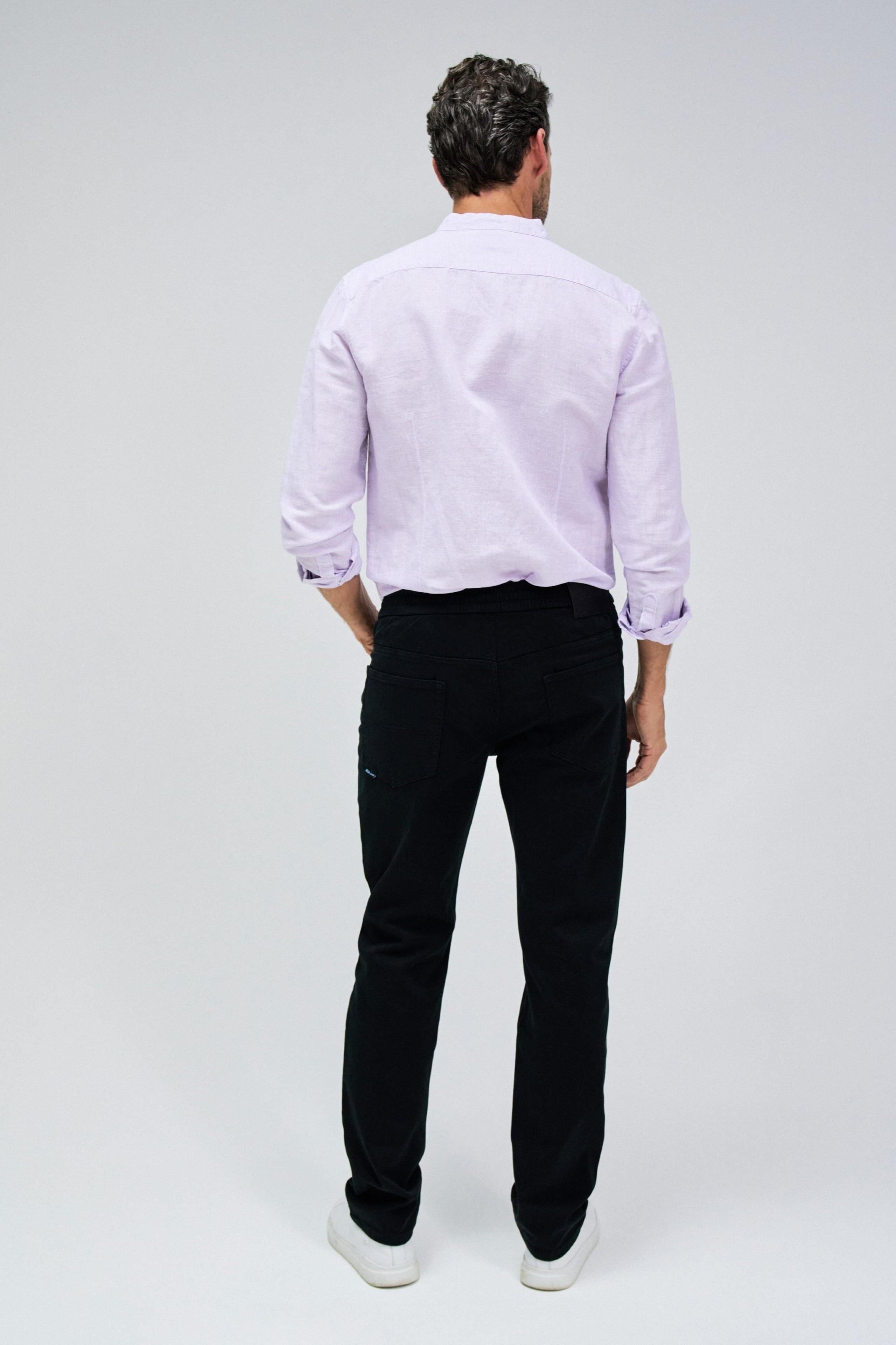 Pantaloni S-Activ Regular Jogger Colors in Nero Pantaloni Salsa Jeans