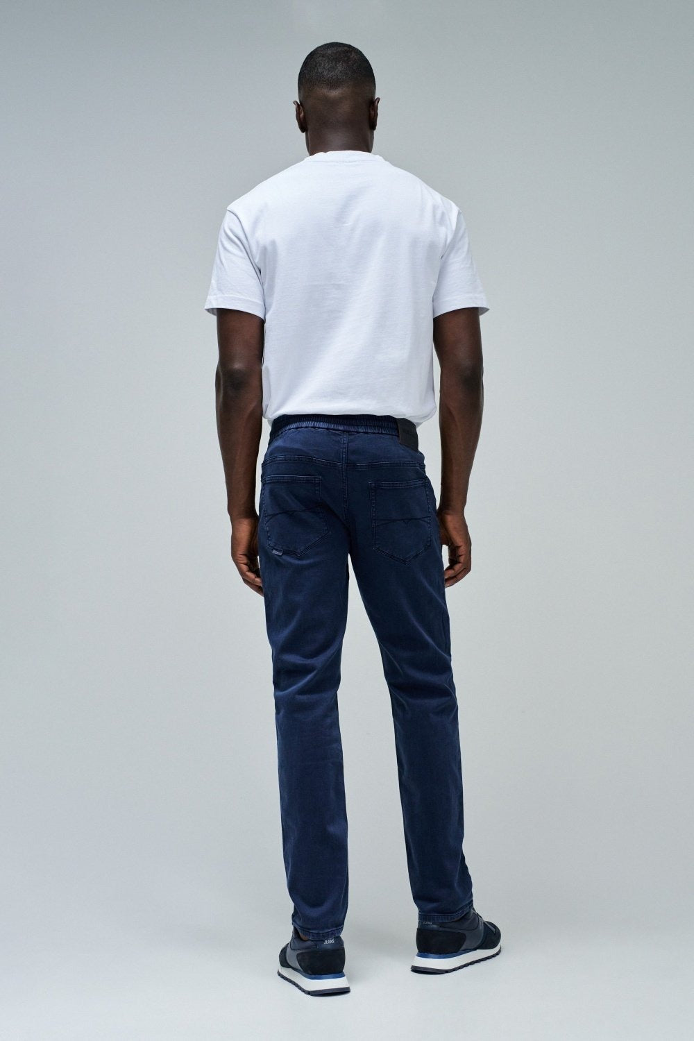 Pantaloni regular Jogger S-Activ Colors in blu scuro Salsa Jeans