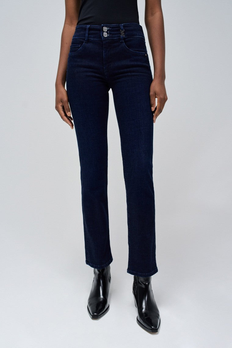 Jeans Secret Straight in lavaggio scuro Salsa Jeans   