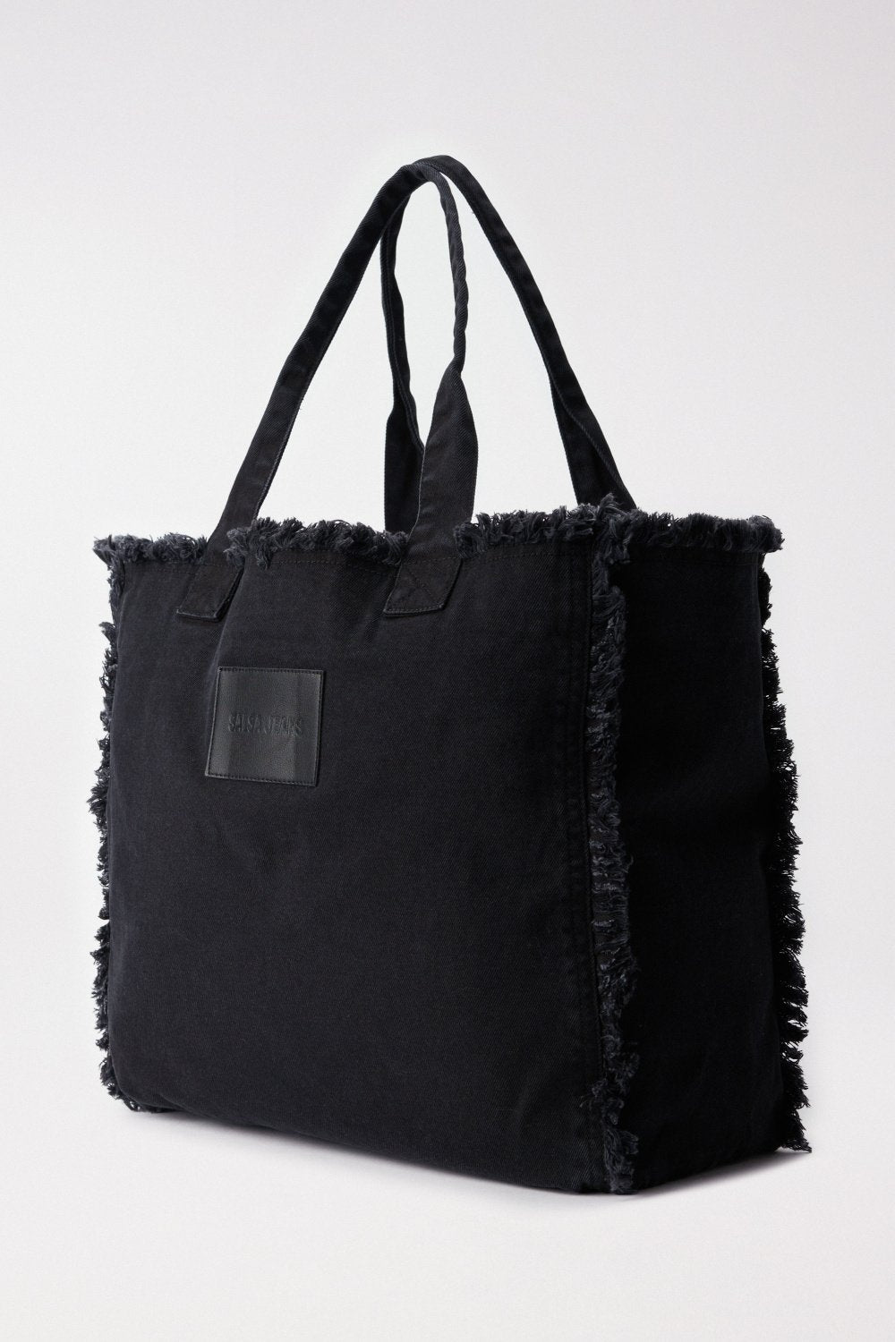 Borsa tote in denim in borse nere Salsa Jeans   