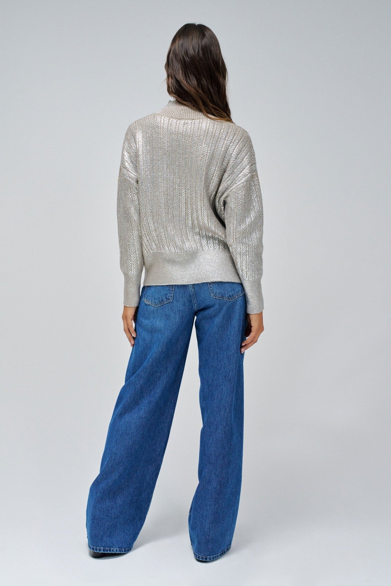 Maglione Shimmer grigio medio Maglioni Salsa Jeans   