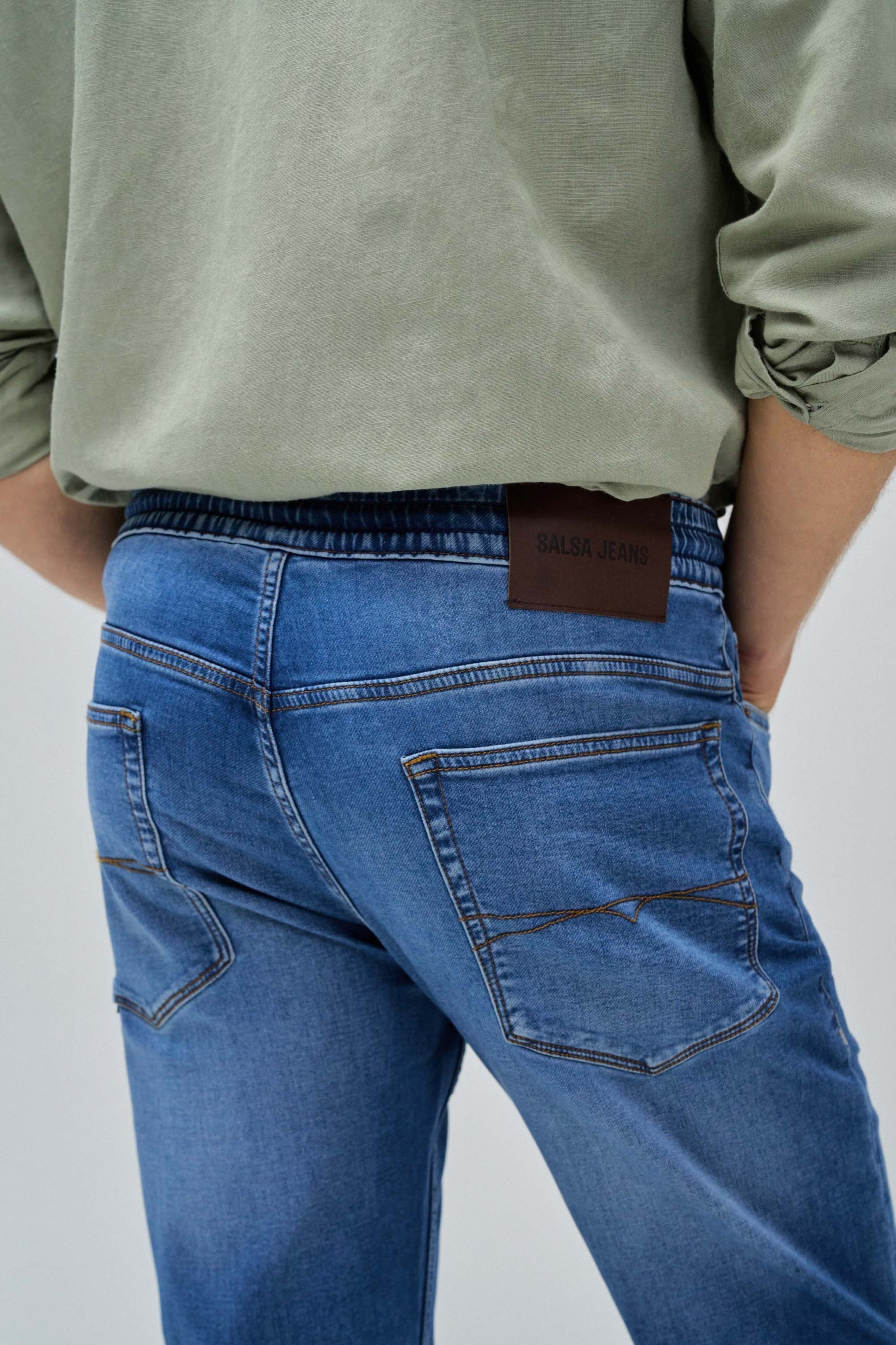 Regular Jogger S-Activ in pantaloni Medium Light Salsa Jeans