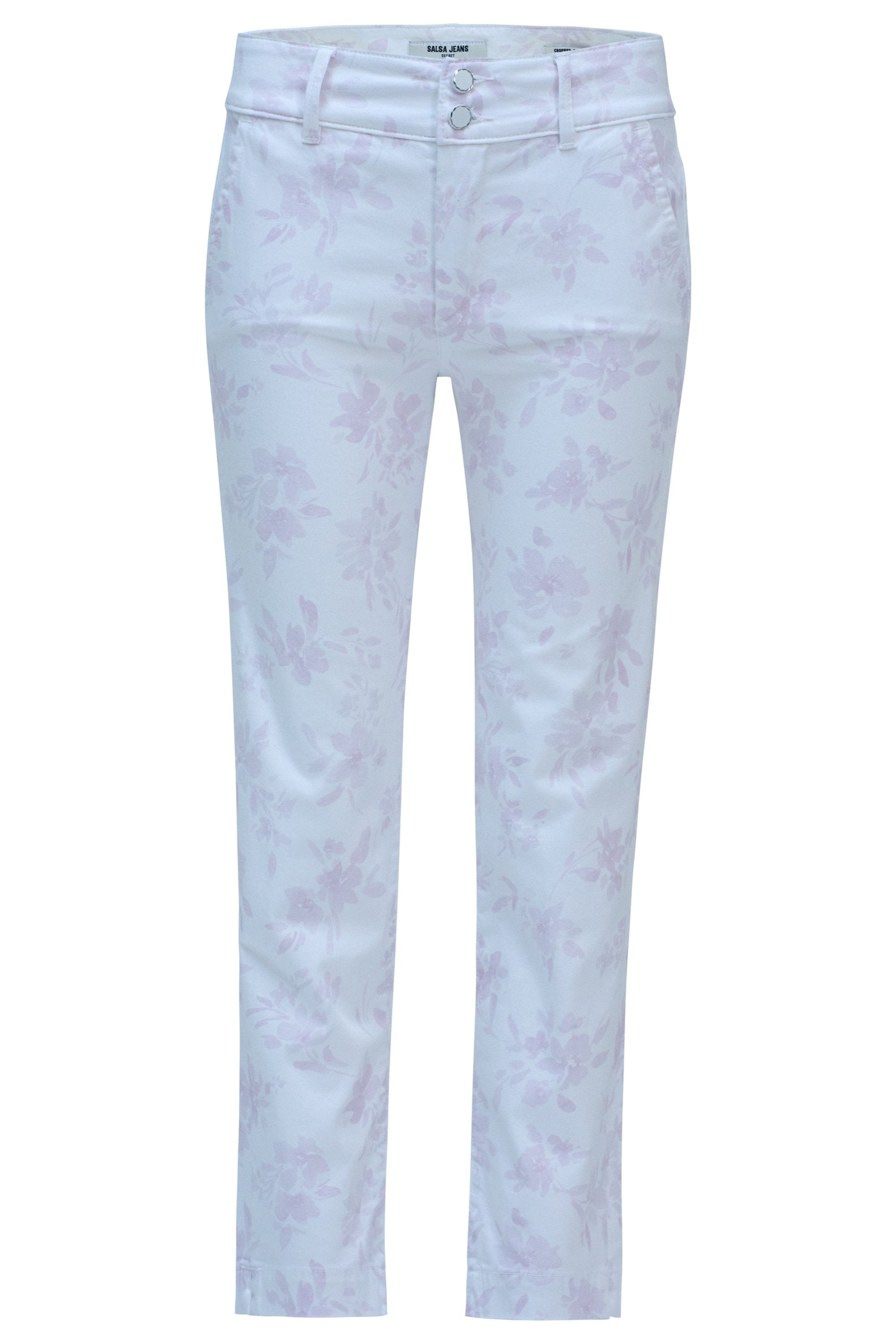 Secret Chino Print in Light Beige Pantaloni Salsa Jeans