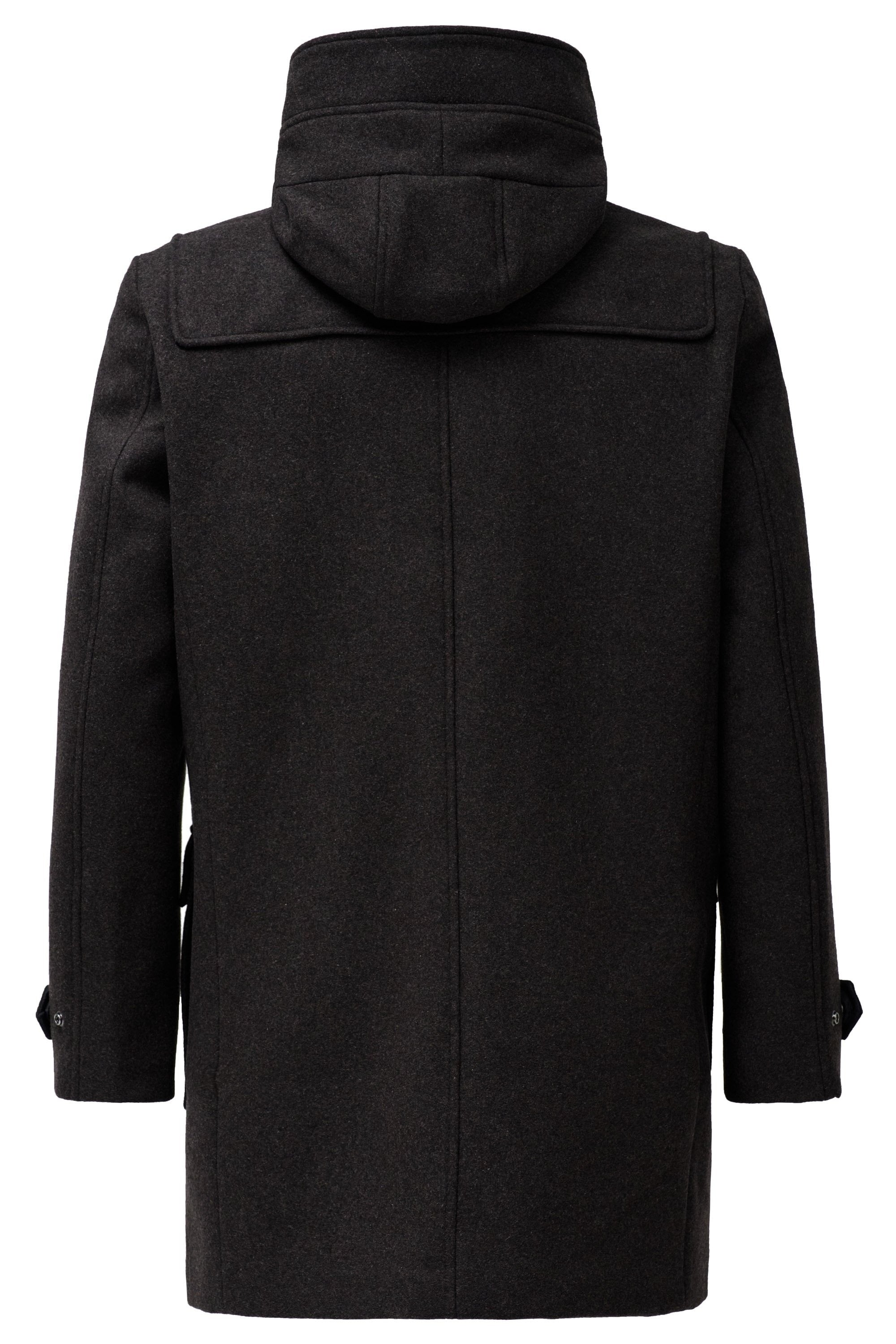 Duffle Coat in lana marrone scuro Giacche Salsa Jeans