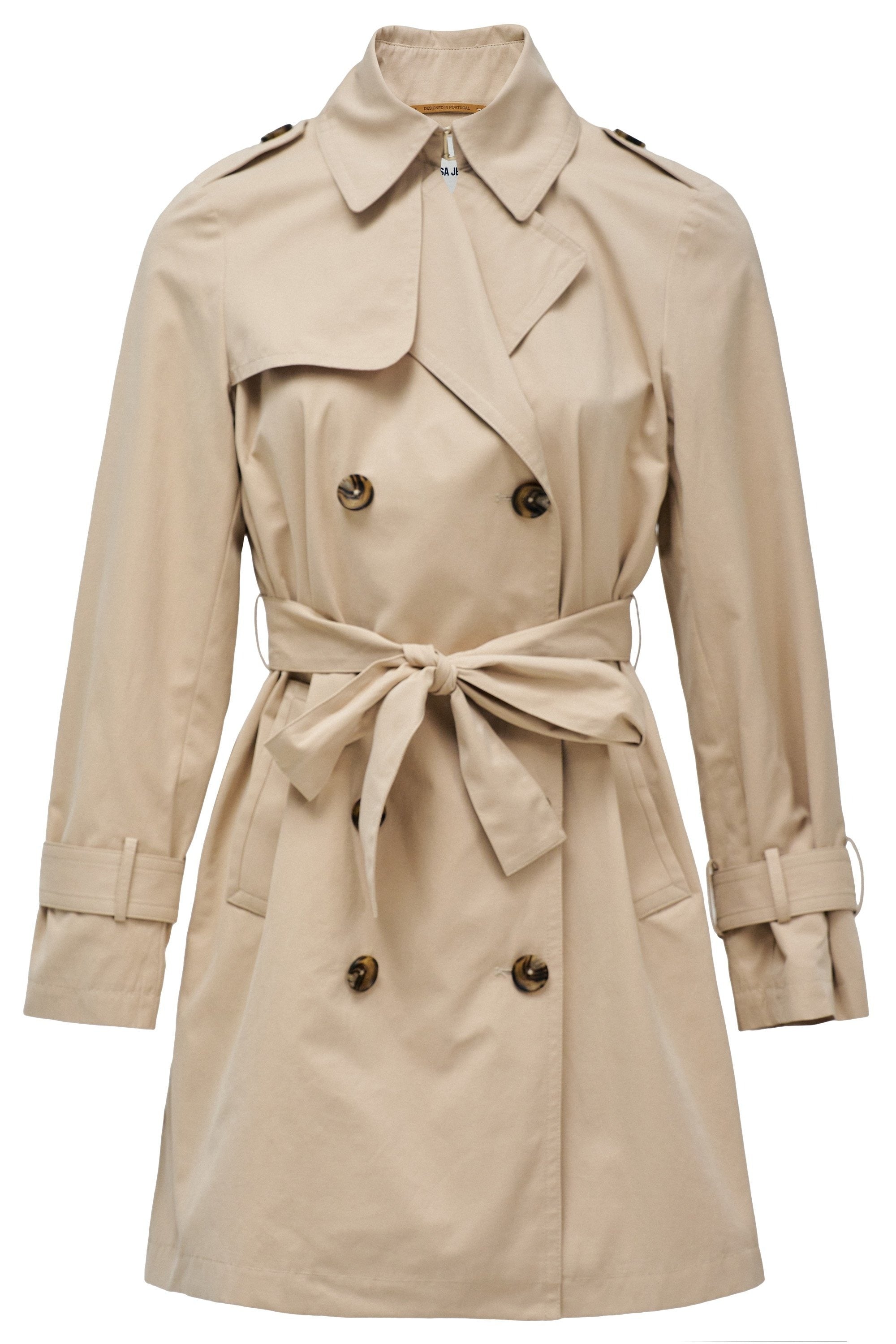 Trench in marrone chiaro Giacche Salsa Jeans