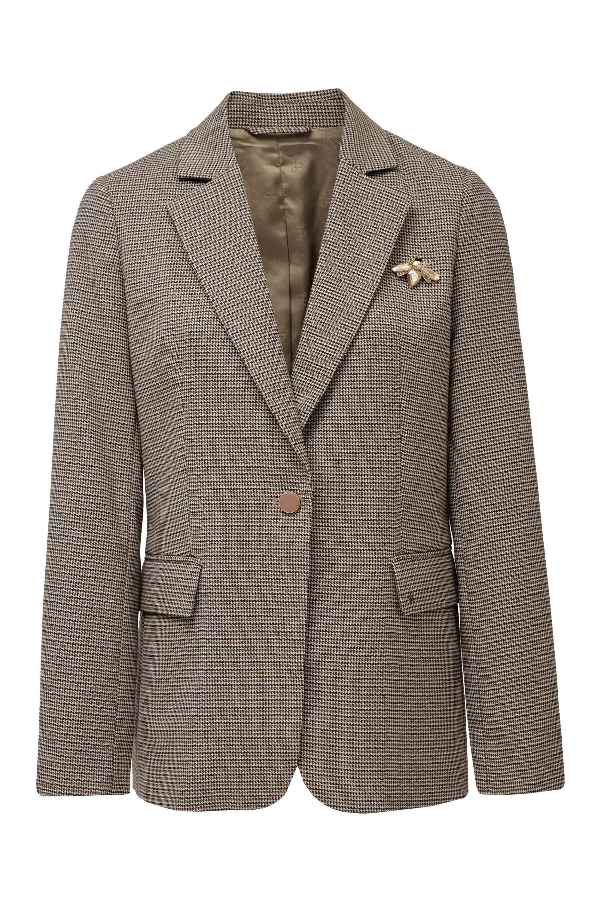 Blazer da abito slim fit in marrone medio Giacche Salsa Jeans