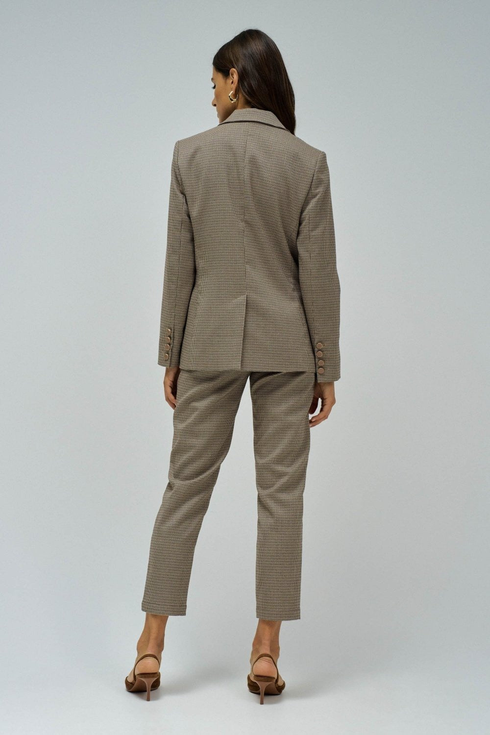 Blazer da abito slim fit in marrone medio Giacche Salsa Jeans