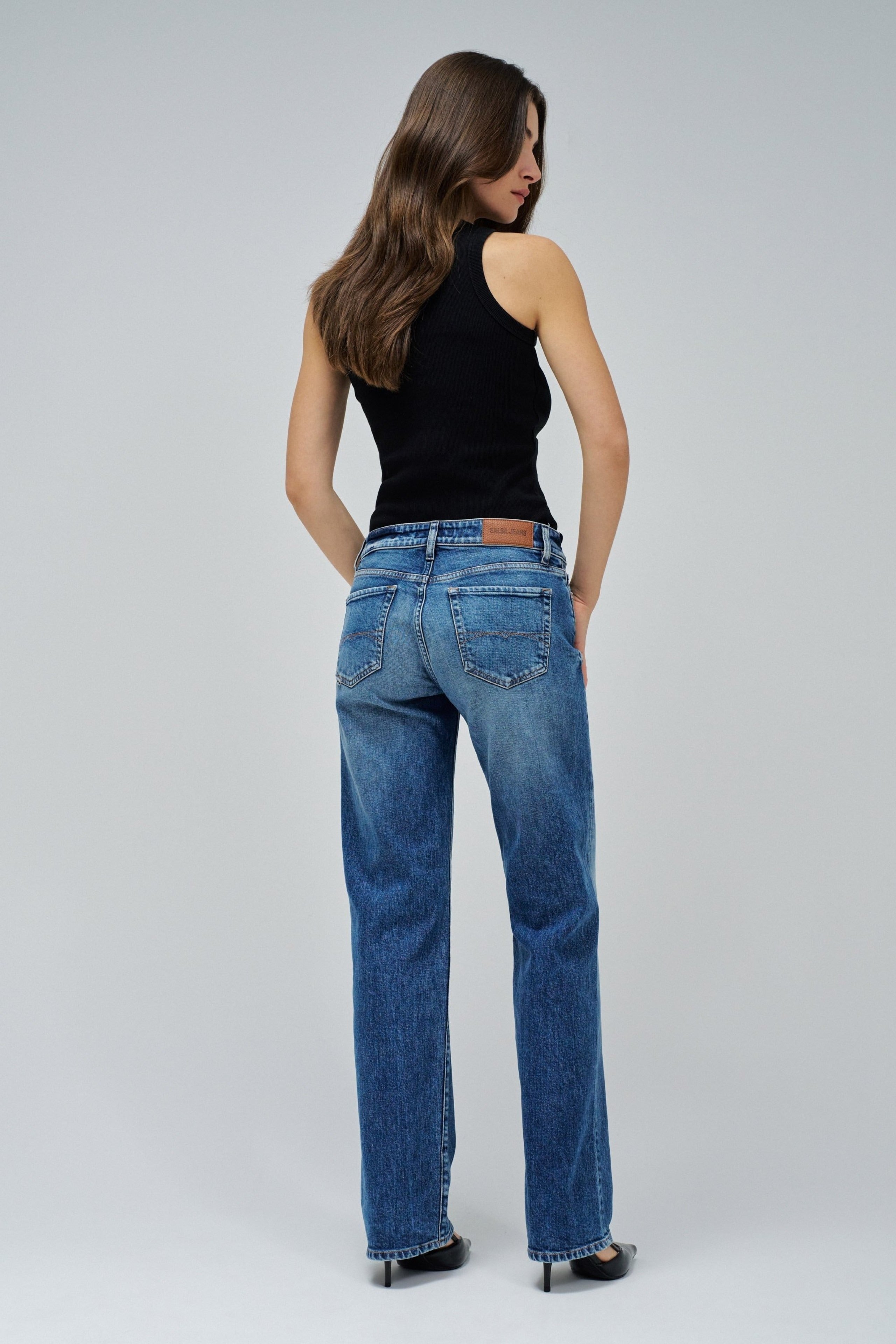 Jeans Low Rise in lavaggio medio Jeans Salsa Jeans