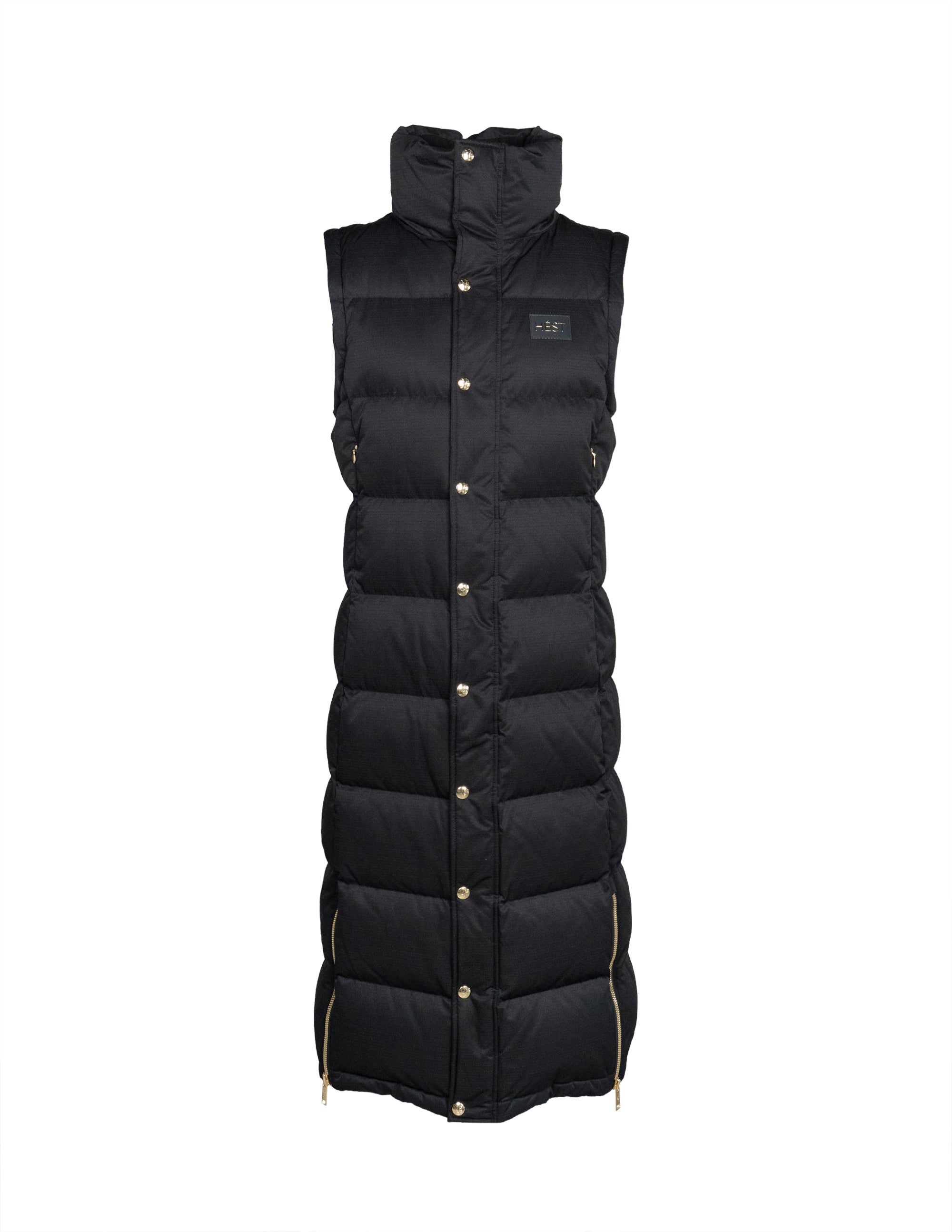 EDDA 2in1 Piumino/Gilet in Nero Giacche Hést   