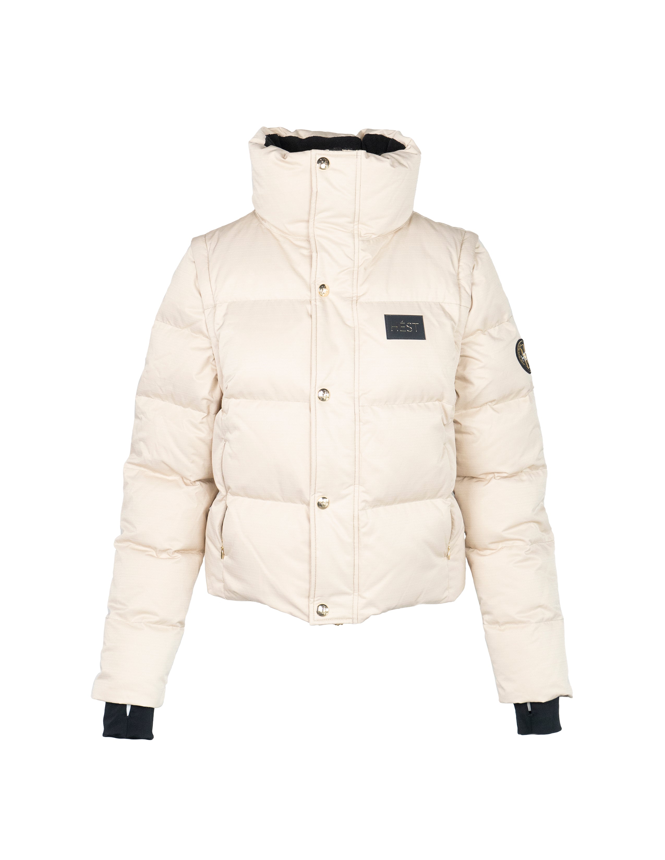 EDDA 2in1 Piumino/Gilet in Beige Giacche Hést   