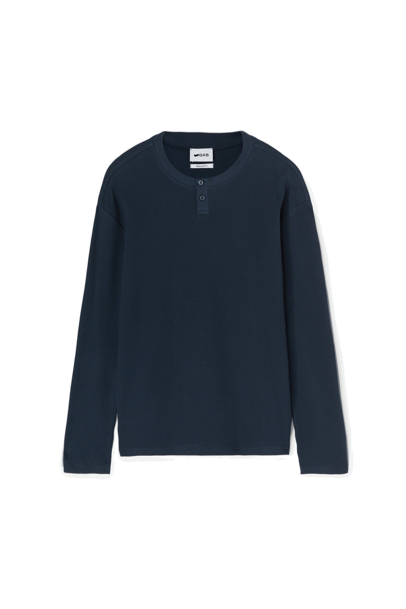 Maglietta Flavien Ser M/L in blu navy Magliette GAS   