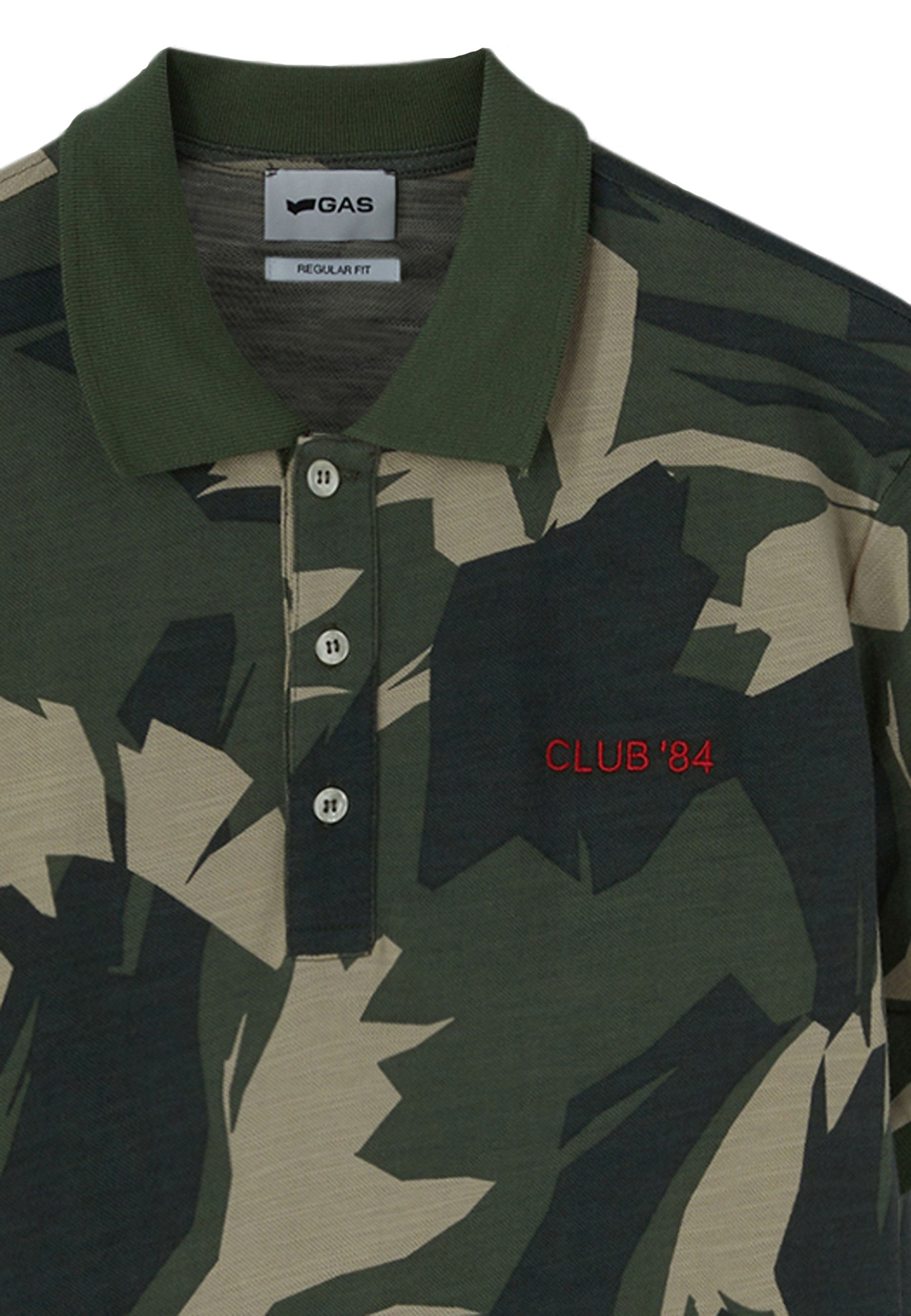 Polo Ralph/S Camouflage in verde mimetico Polo GAS   