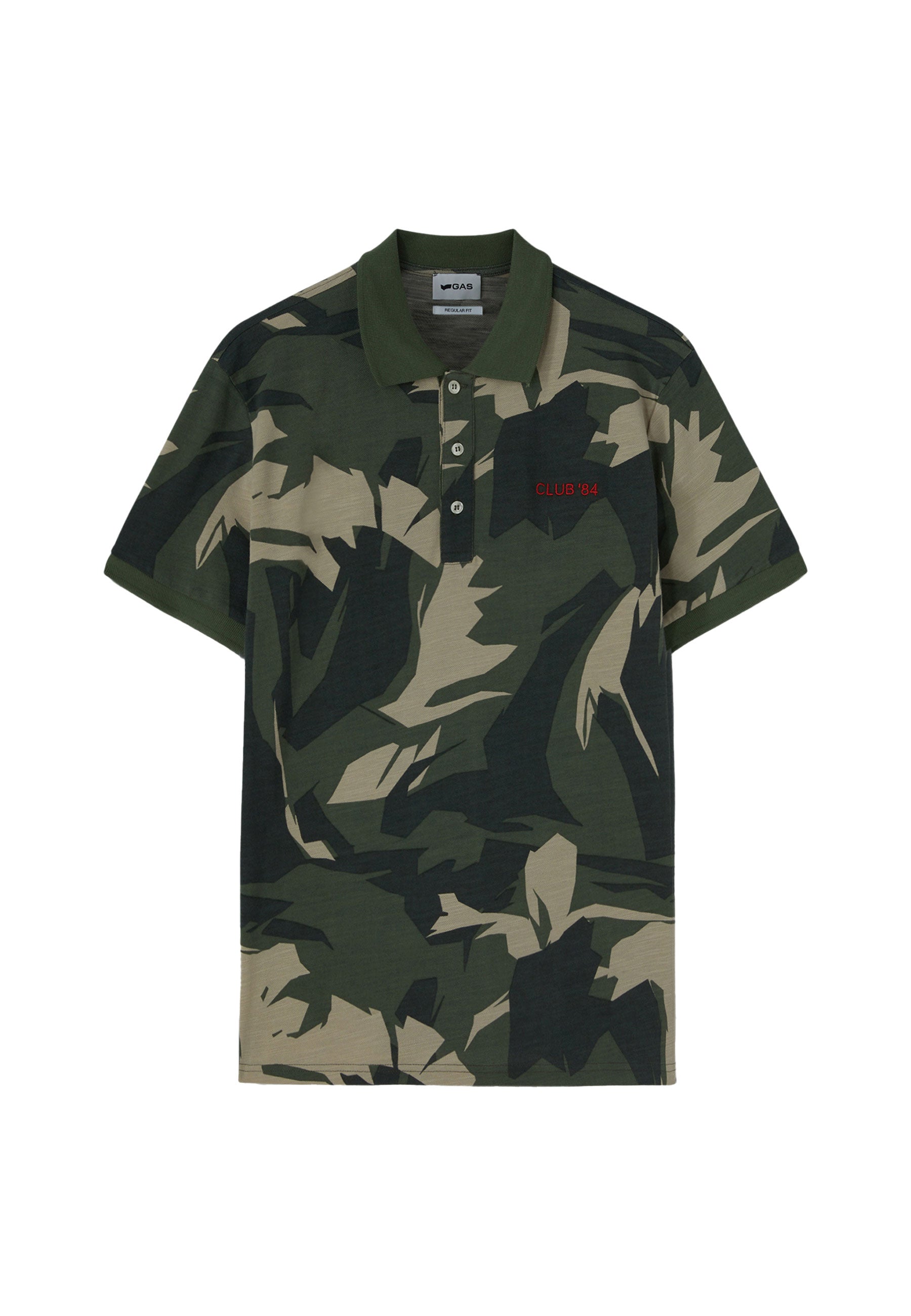 Polo Ralph/S Camouflage in verde mimetico Polo GAS   