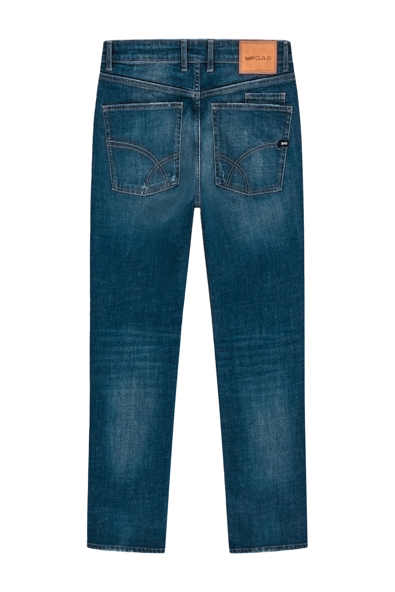 Albert Plus in Jeans Riparazione Blu Scuro GAS   