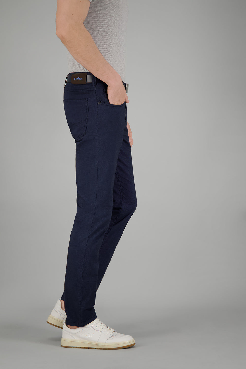 Pantaloni BILL-3 in blu scuro Pantaloni Gardeur