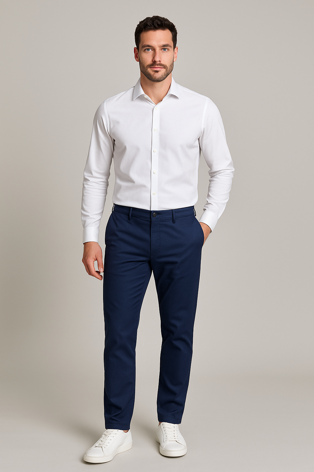 Pantaloni BONO in blu scuro Pantaloni Gardeur