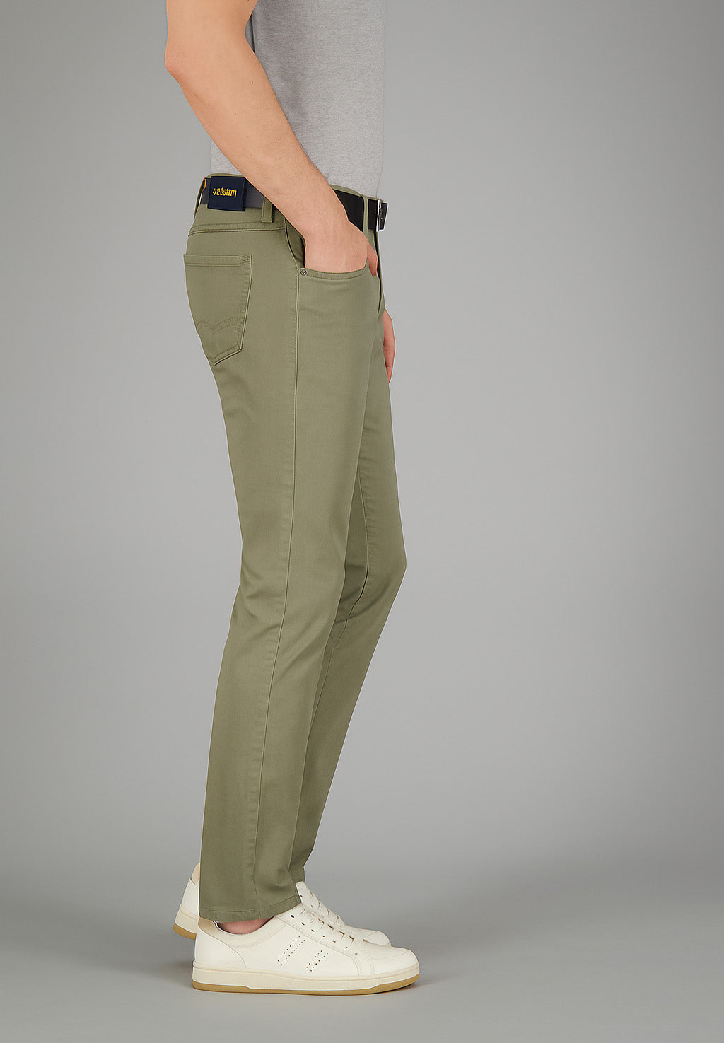 Pantaloni BILL-3 in kaki Pantaloni Gardeur